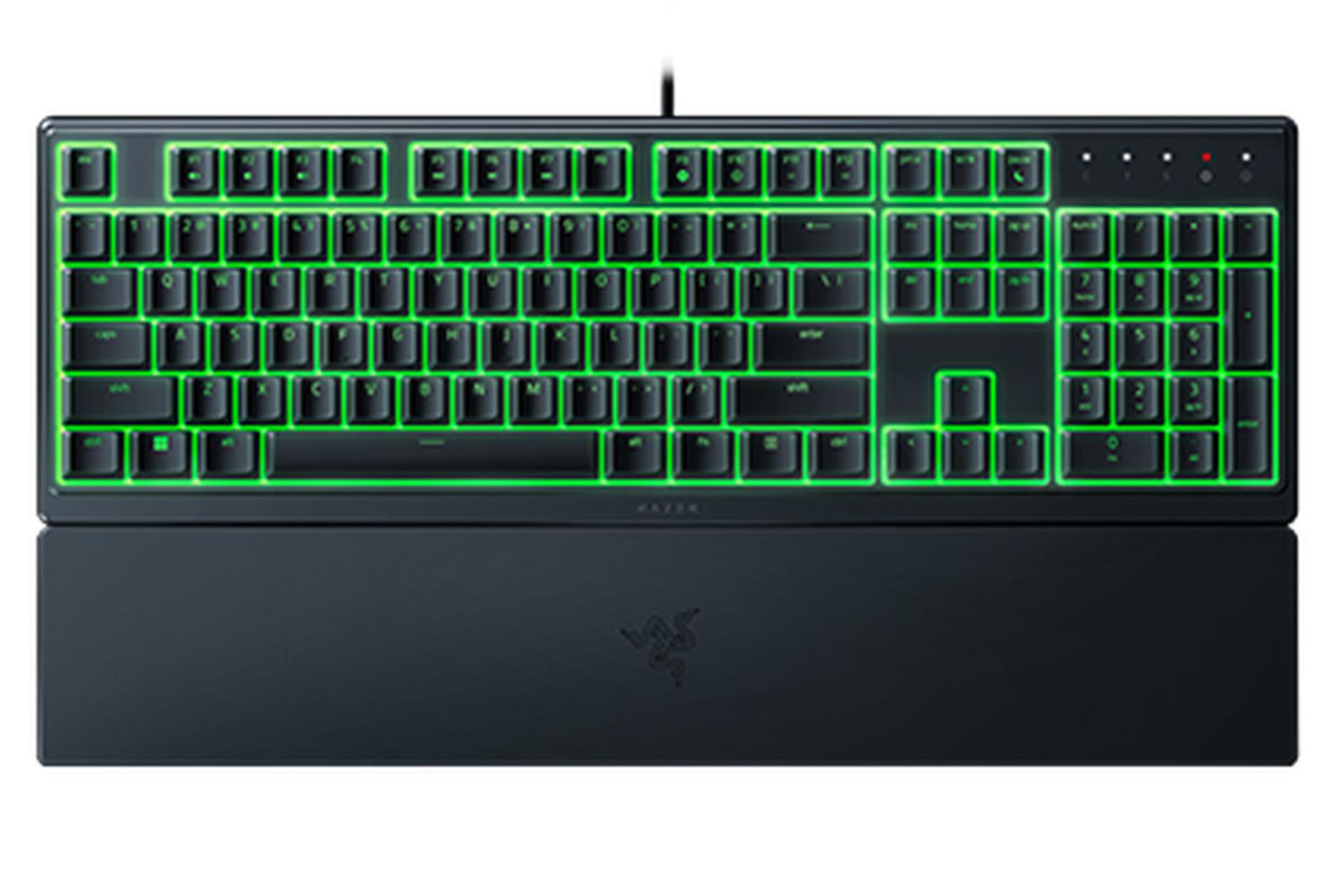 مرجع متخصصين ايران نماي روبرو كيبورد ريزر ORNATA V3 X