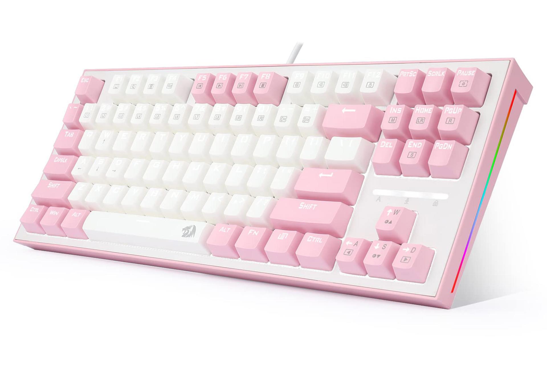 نمای راست کیبورد ردراگون K611 DUAL COLOR