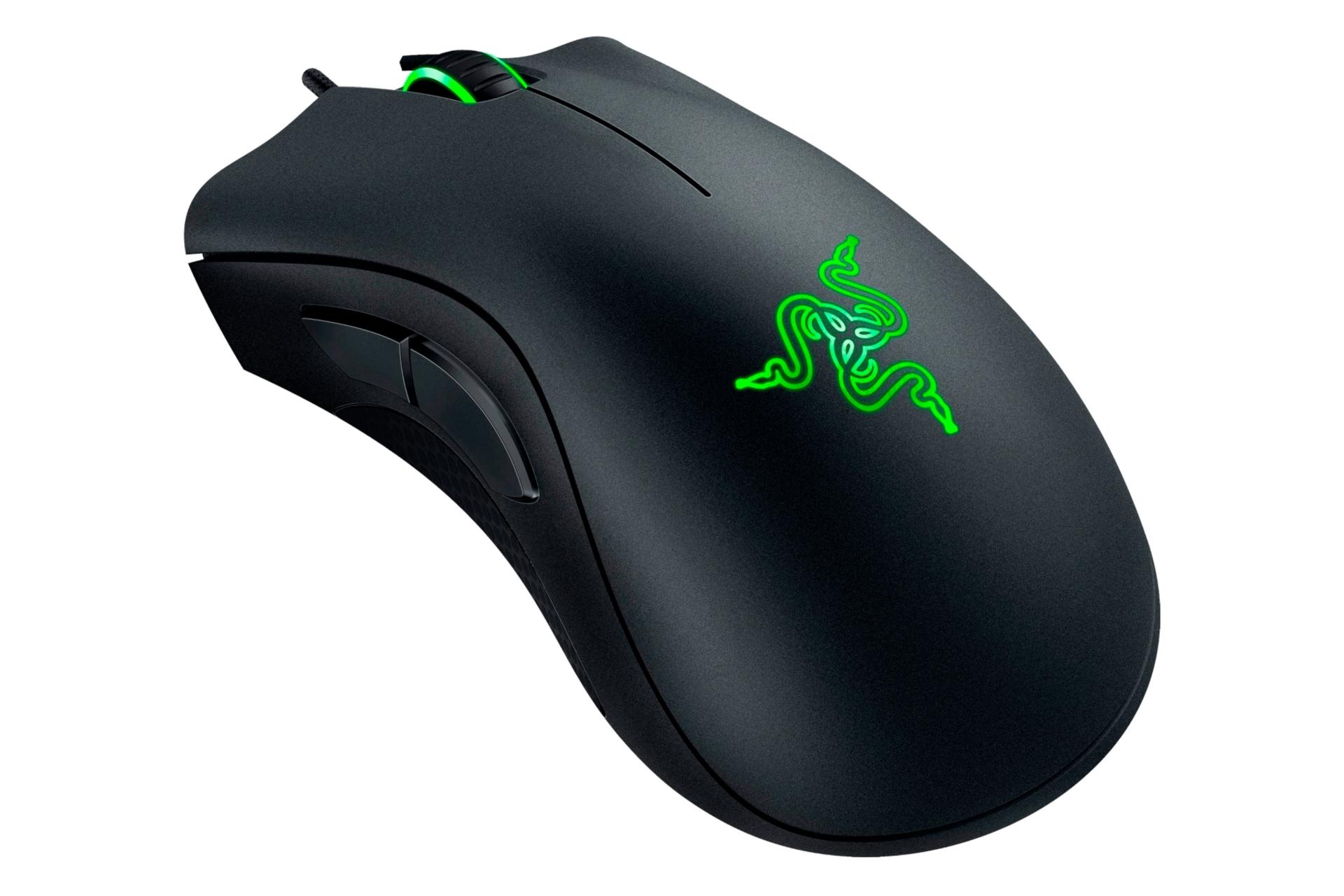 نمای بالا ماوس گیمینگ ریزر Razer DeathAdder Essential مشکی