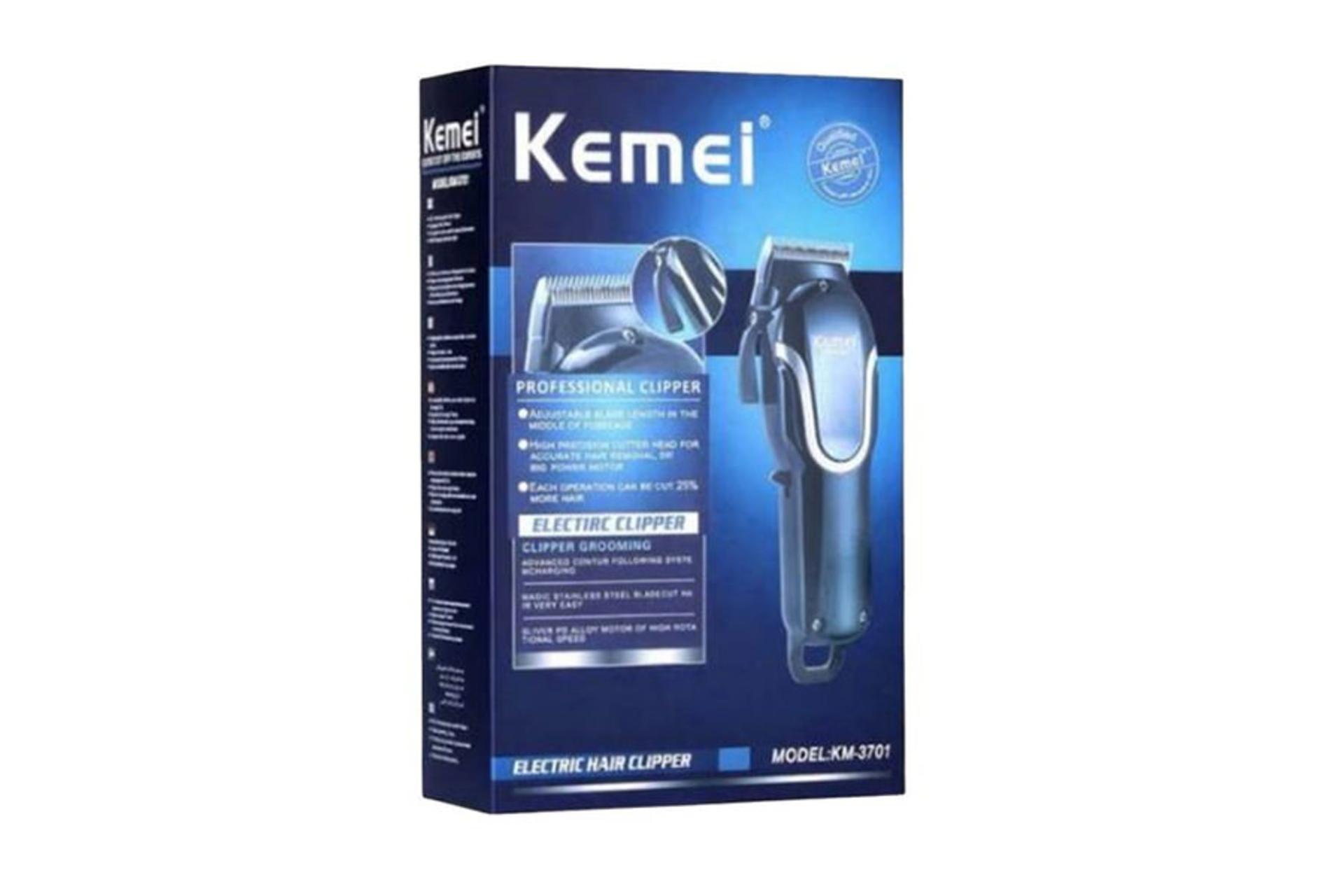 ماشین اصلاح و ریش تراش کیمی Kemei KM-3701 بسته بندی