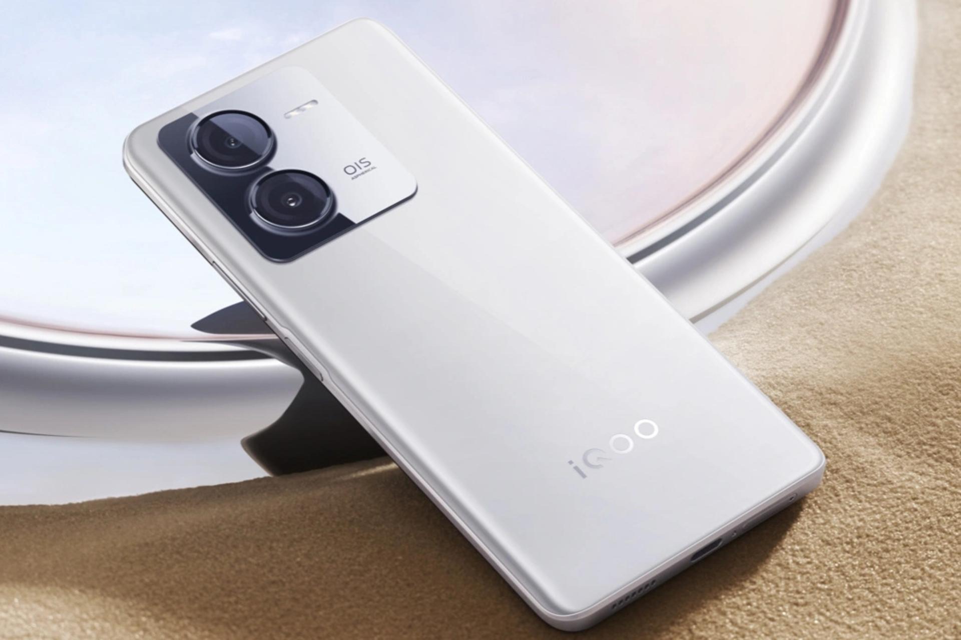 پنل پشت گوشی موبایل iQOO Z8 ویوو نسخه چین / vivo iQOO Z8 China نقره ای
