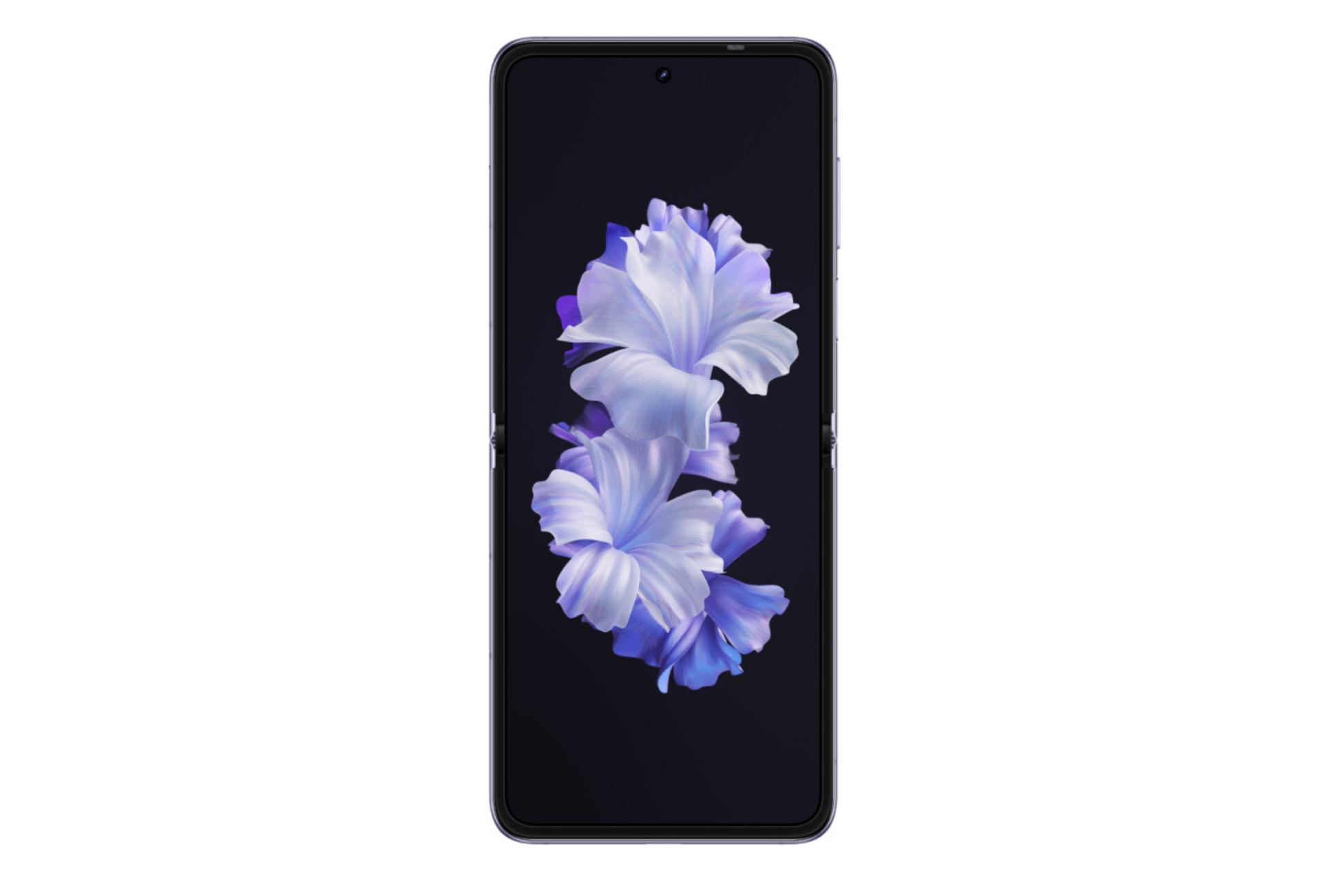 پنل جلو گوشی موبایل فانتوم V Flip تکنو / Tecno Phantom V Flip بنفش