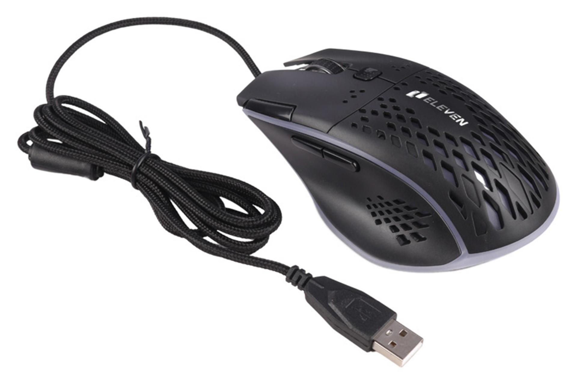 نمای کناری ماوس الون ELEVEN GM6