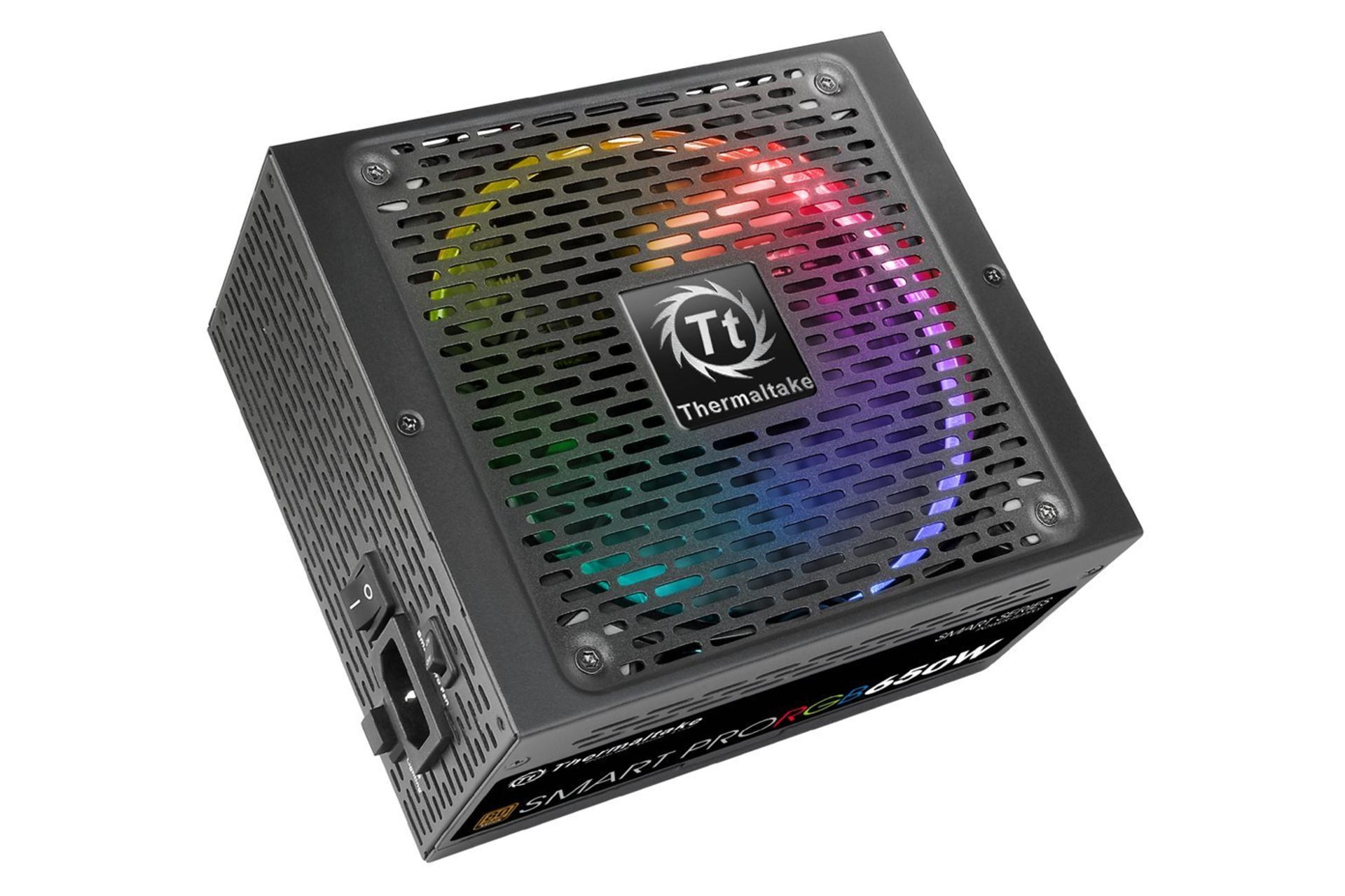 پاور کامپیوتر ترمالتیک Smart Pro RGB 650W Bronze با توان 650 وات