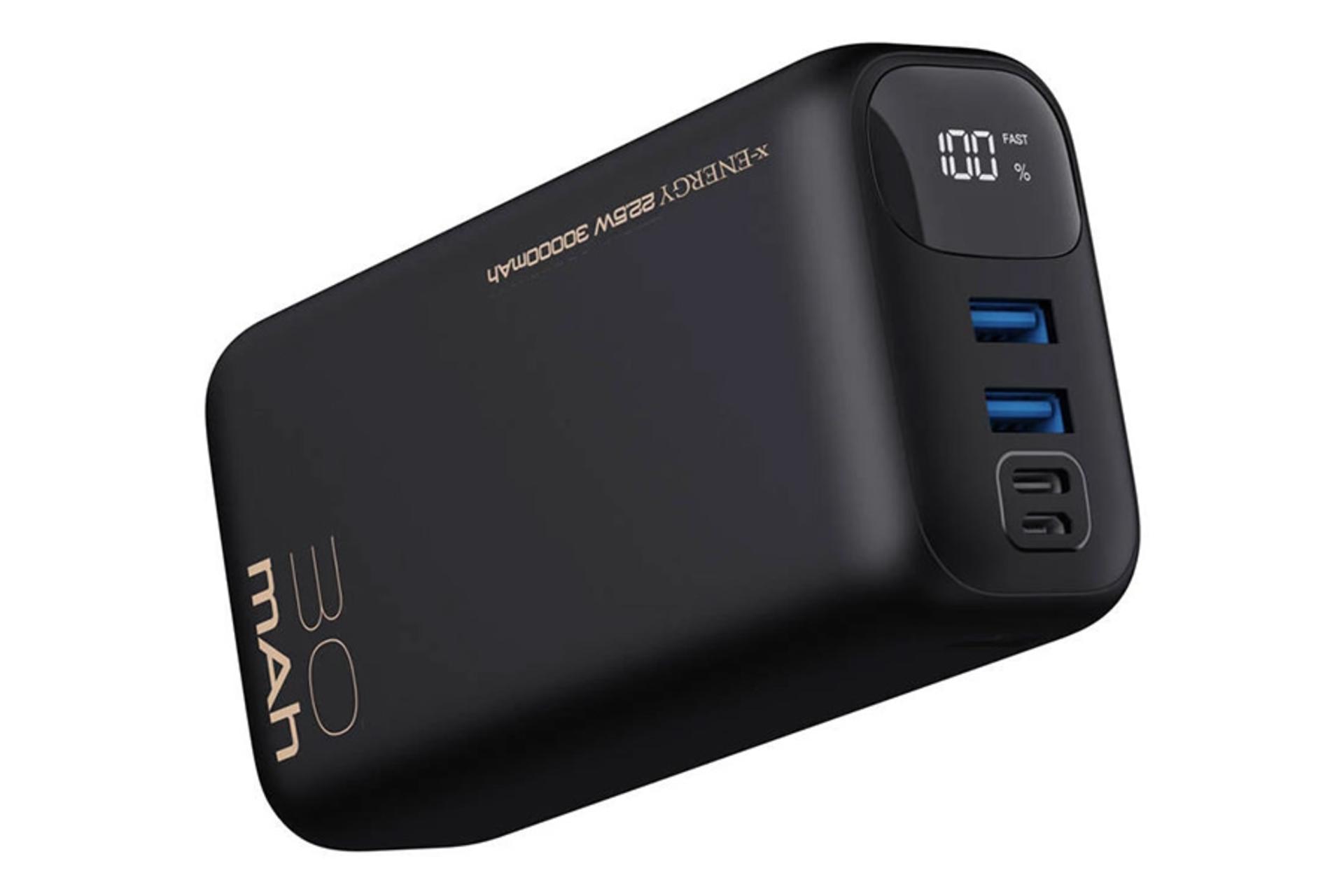 پاوربانک ایکس انرژی x-99 با ظرفیت 30000 میلی‌آمپر ساعت