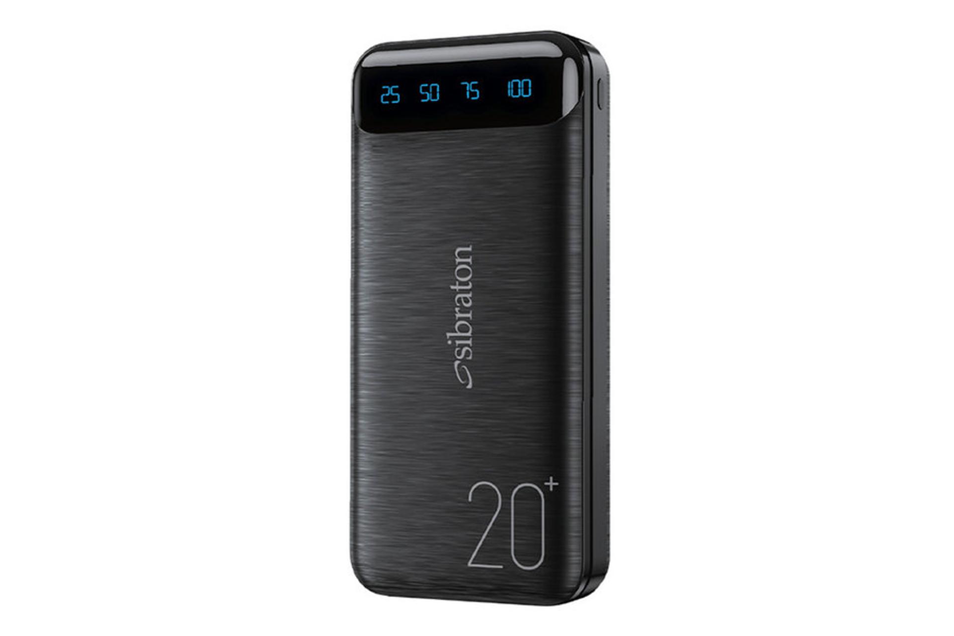 پاوربانک سیبراتون s-pb217 با ظرفیت 20000 میلی‌آمپر ساعت