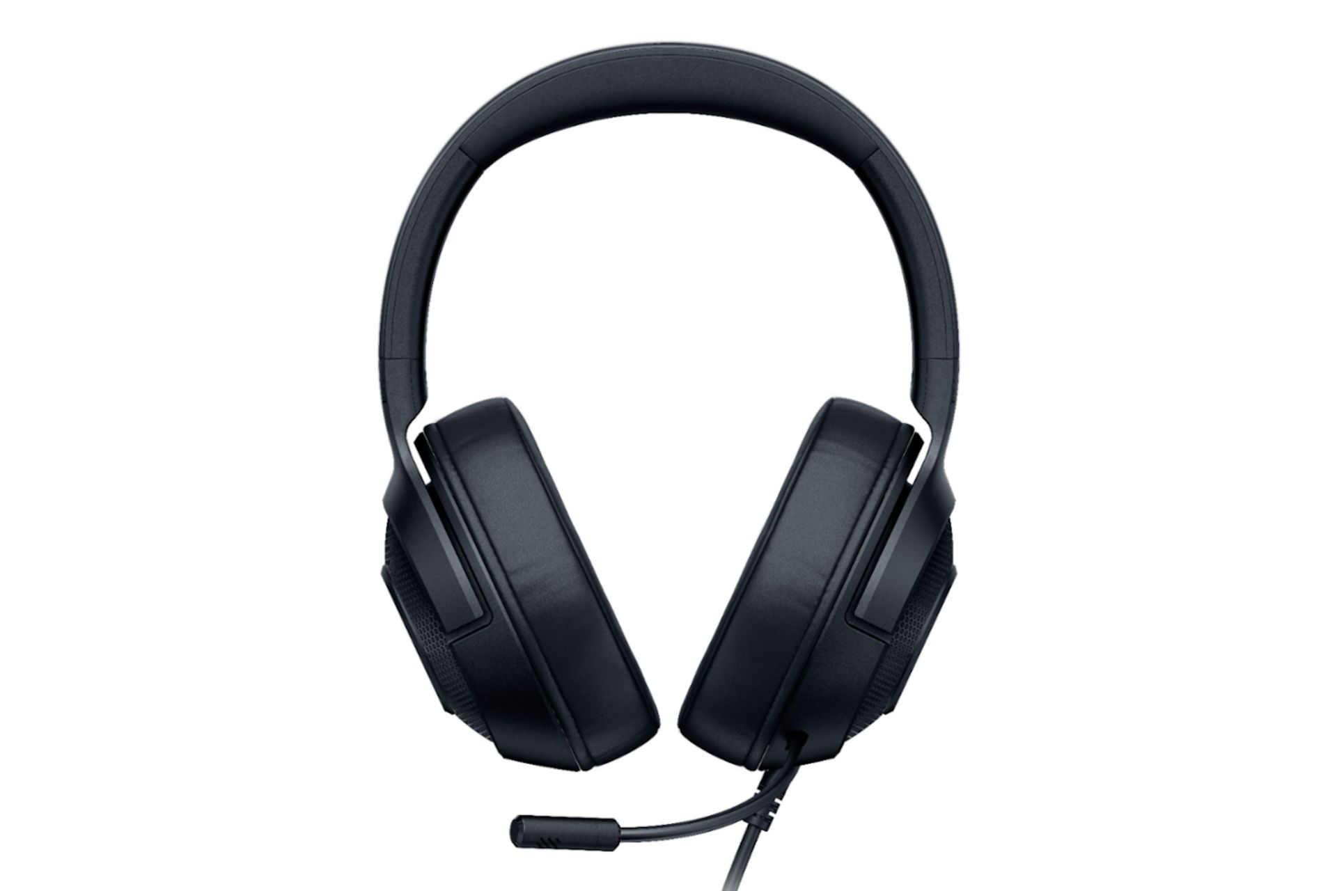 نمای روبرو هدفون ریزر Razer Kraken X Lite مشکی