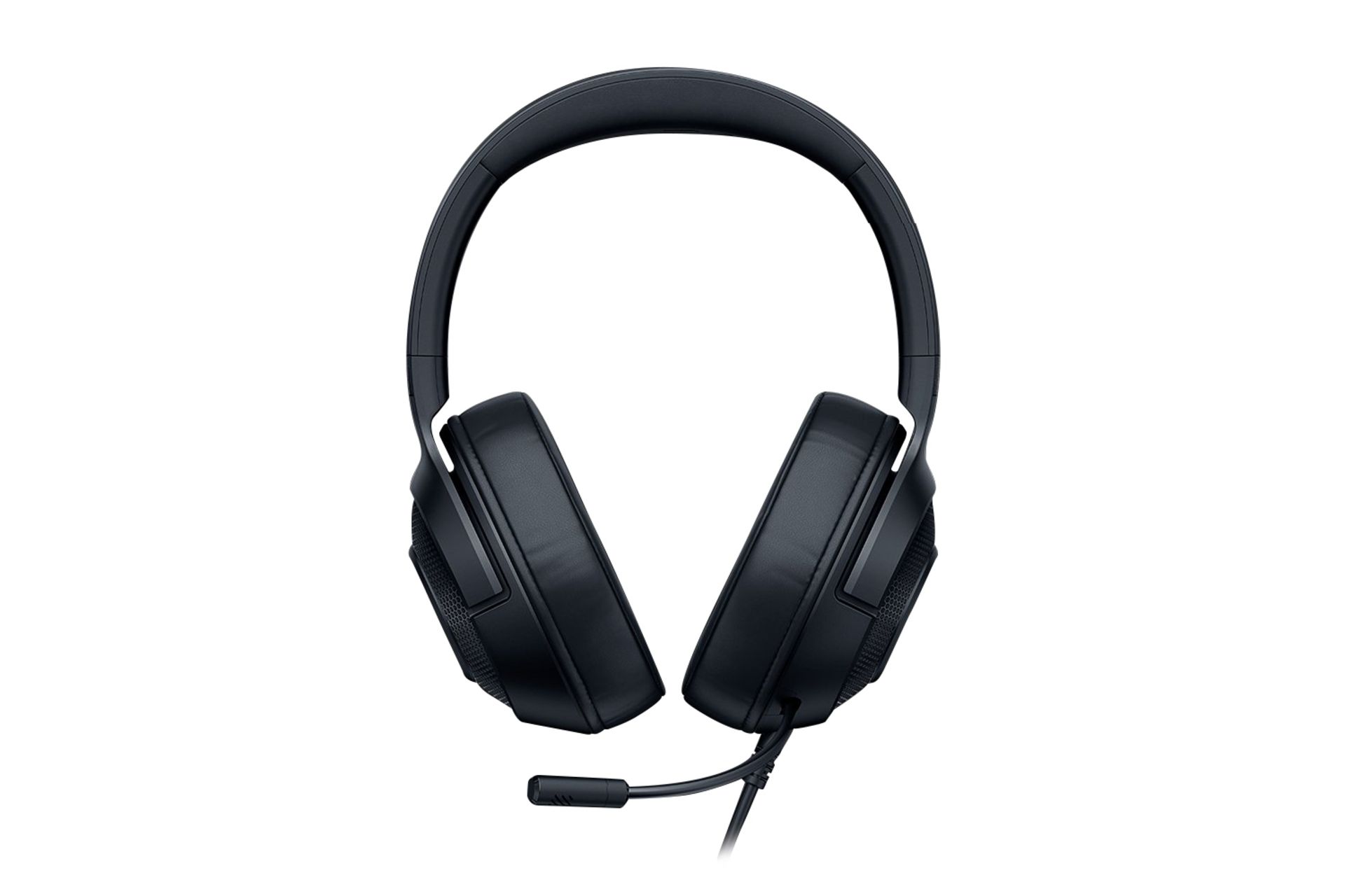 نمای روبرو هدفون گیمینگ ریزر Kraken X مشکی