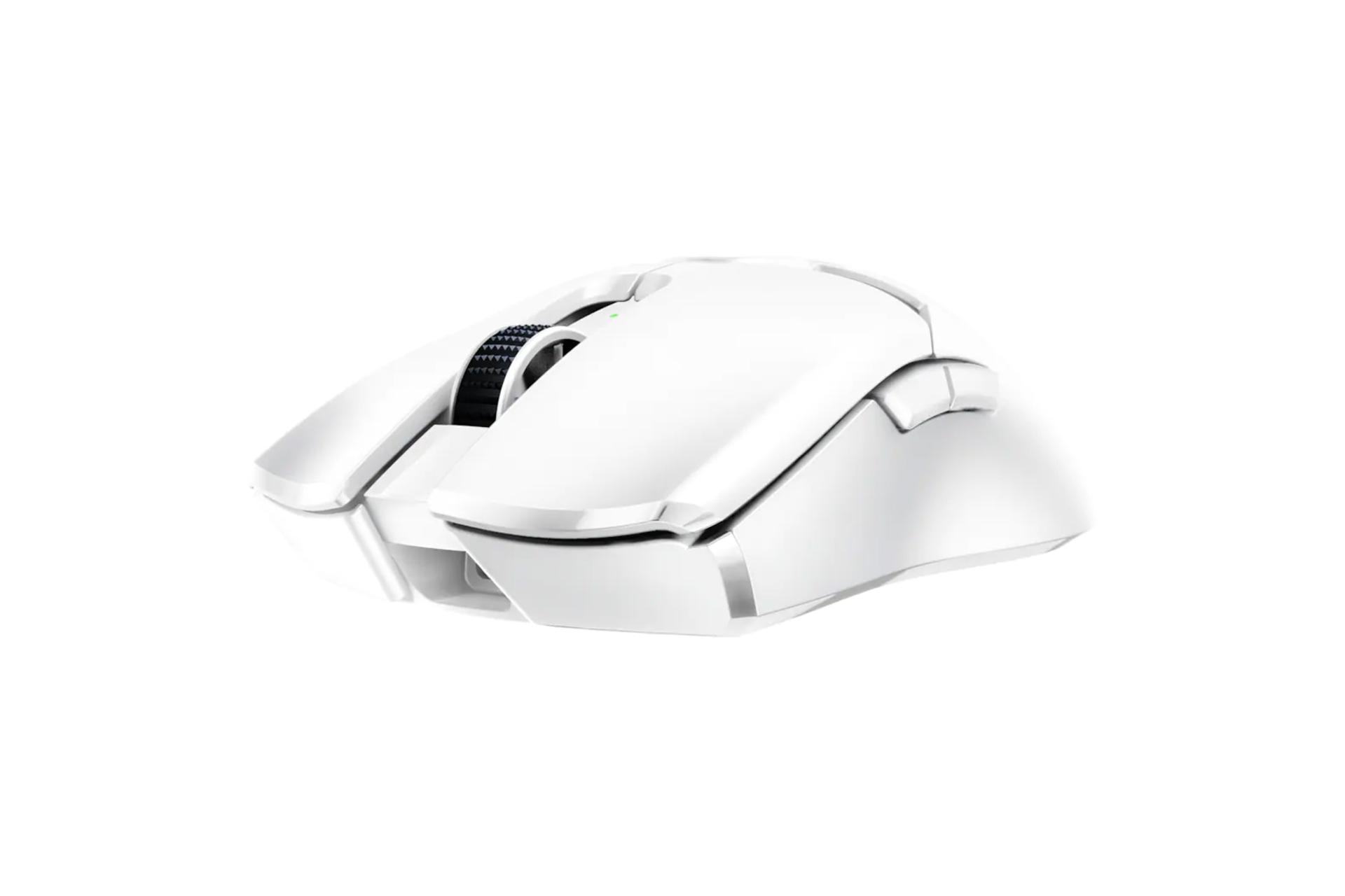 نمای جانبی ماوس ریزر Viper V2 Pro سفید