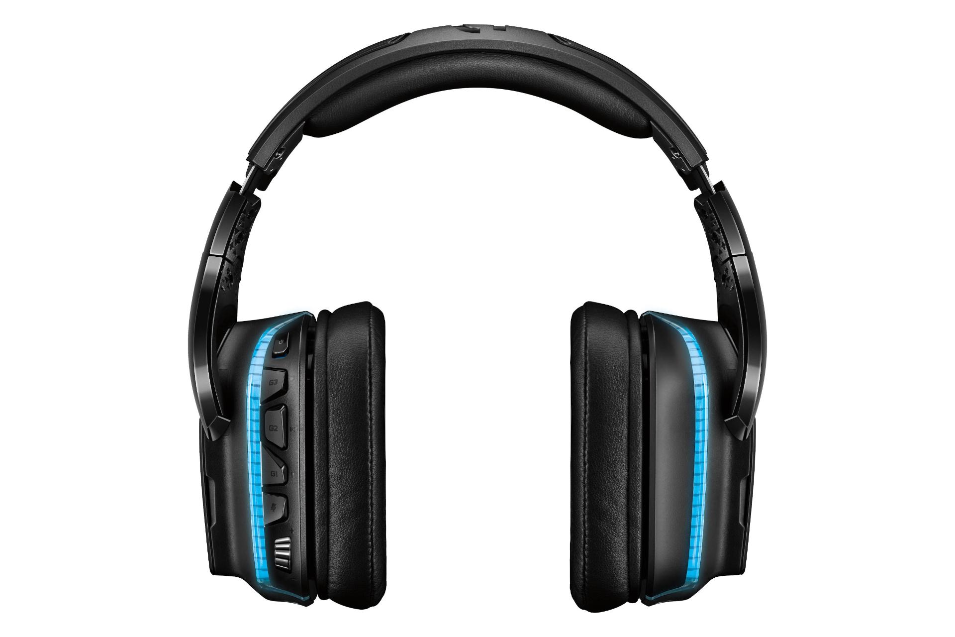 نمای روبرو کنترل کننده صدا هدست گیمینگ لاجیتک Logitech G935