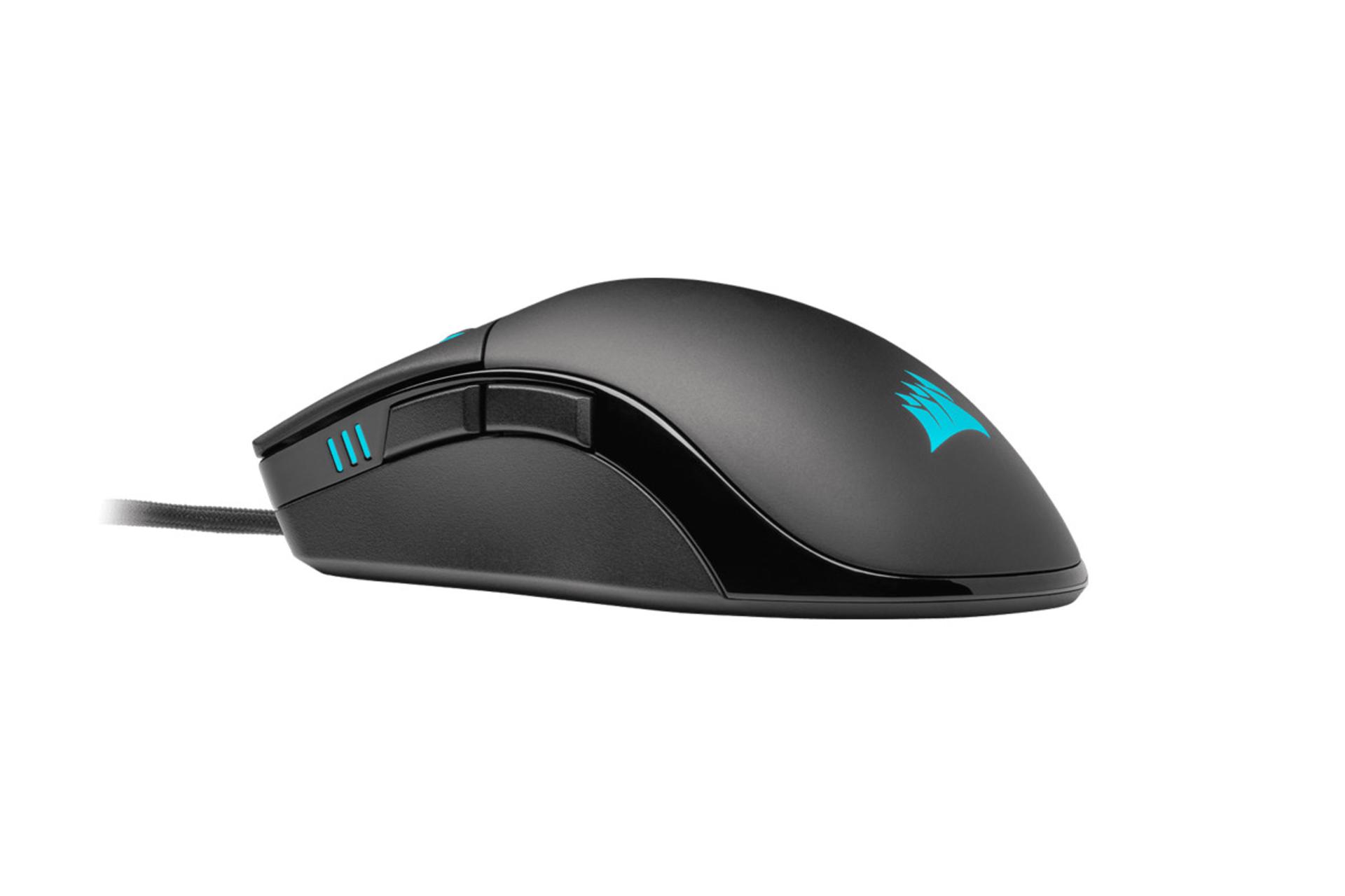 نیمرخ پشت و چپ ماوس کورسیر Sabre RGB Pro