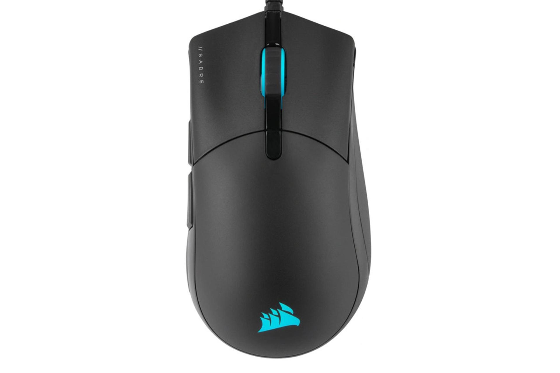 نمای روبرو ماوس کورسیر Sabre RGB Pro