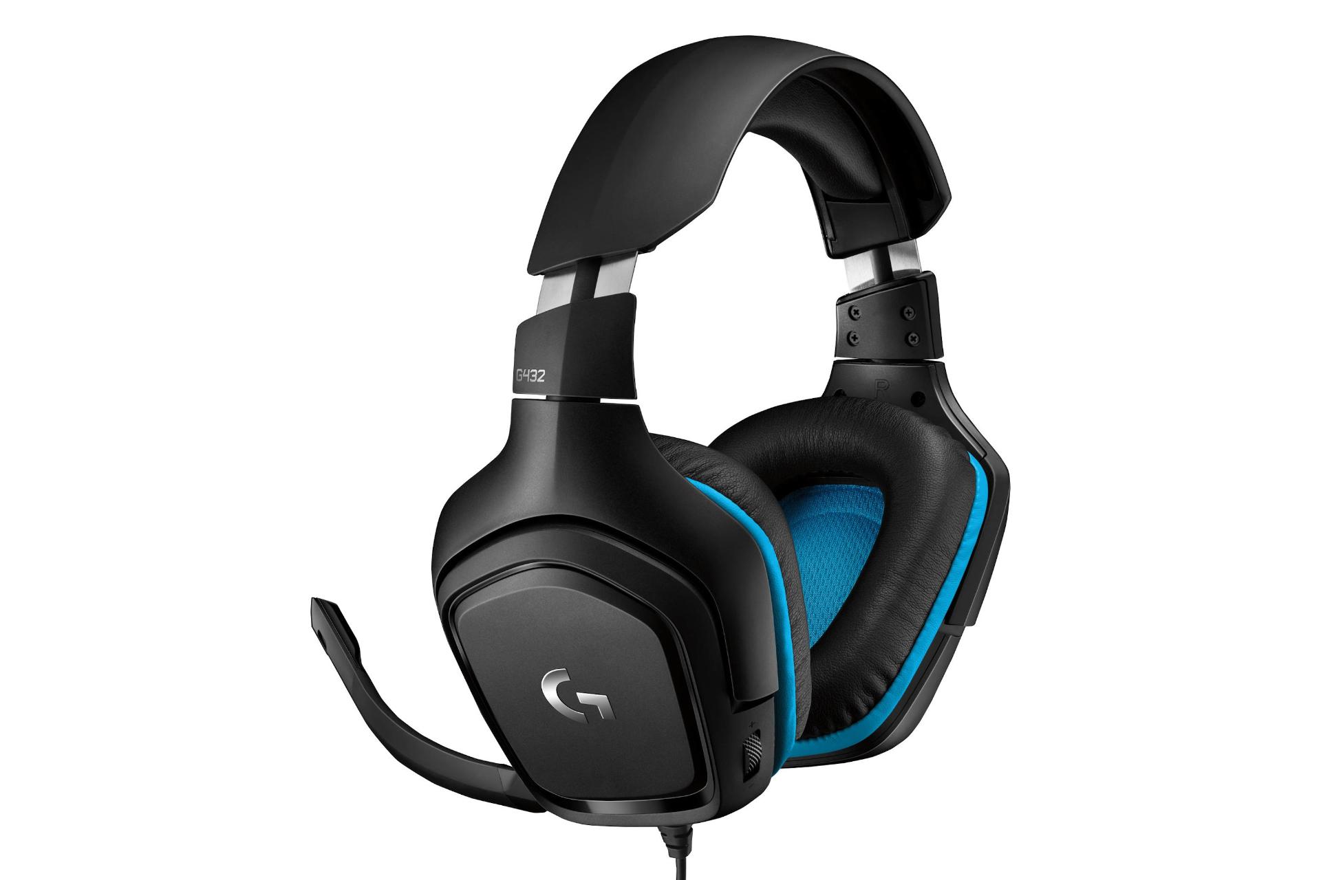 نمای چپ هدست گیمینگ لاجیتک Logitech G432