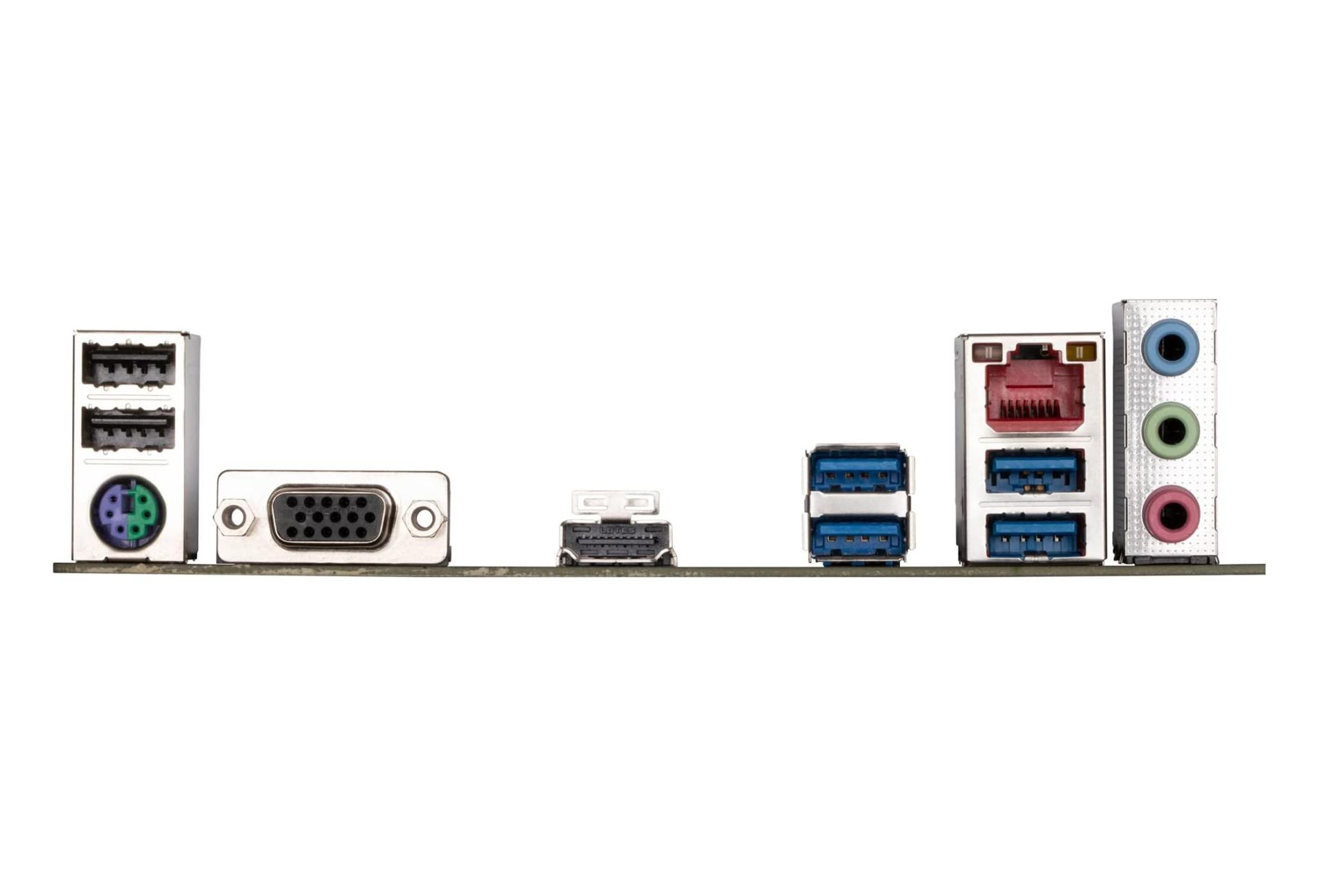 درگاه‌های مادربرد گیگابایت GIGABYTE B760M D2H DDR4 (rev. 1.0)