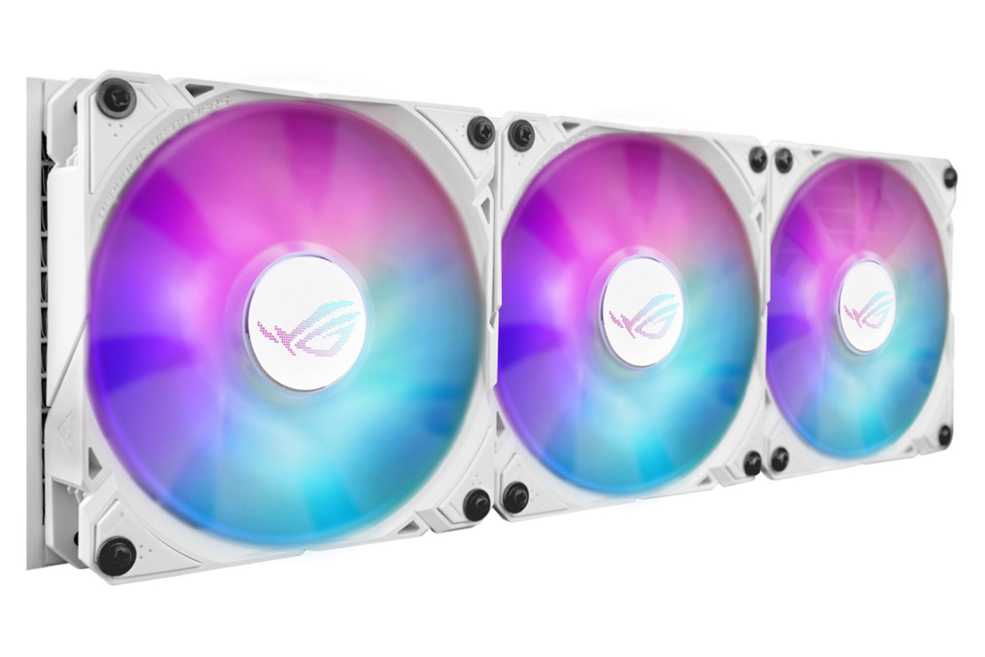 فن های خنک کننده مایع ایسوس ROG RYUO III 360 ARGB WHITE EDITION