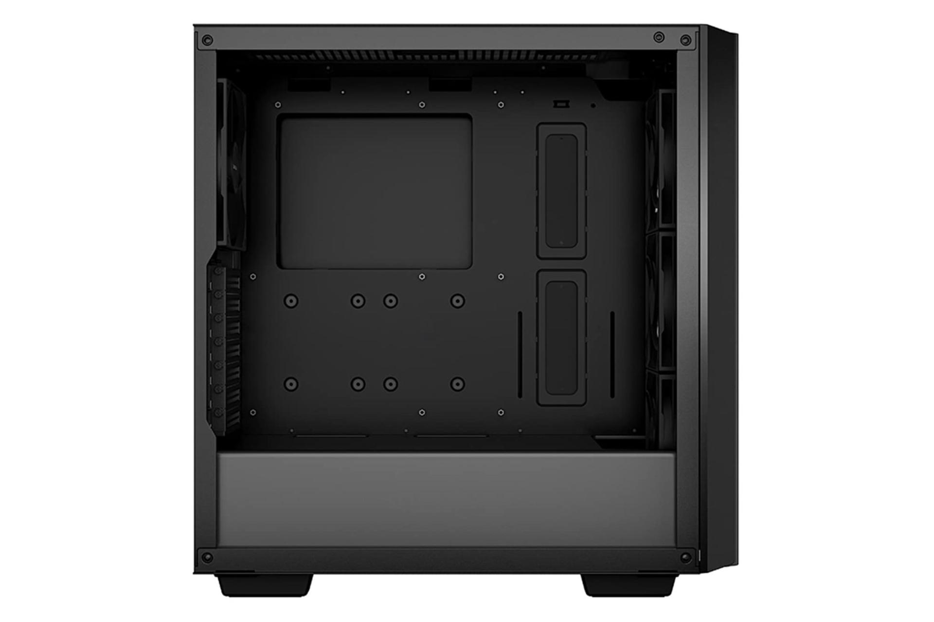 نمای داخل از چپ کیس کامپیوتر دیپ کول CG560