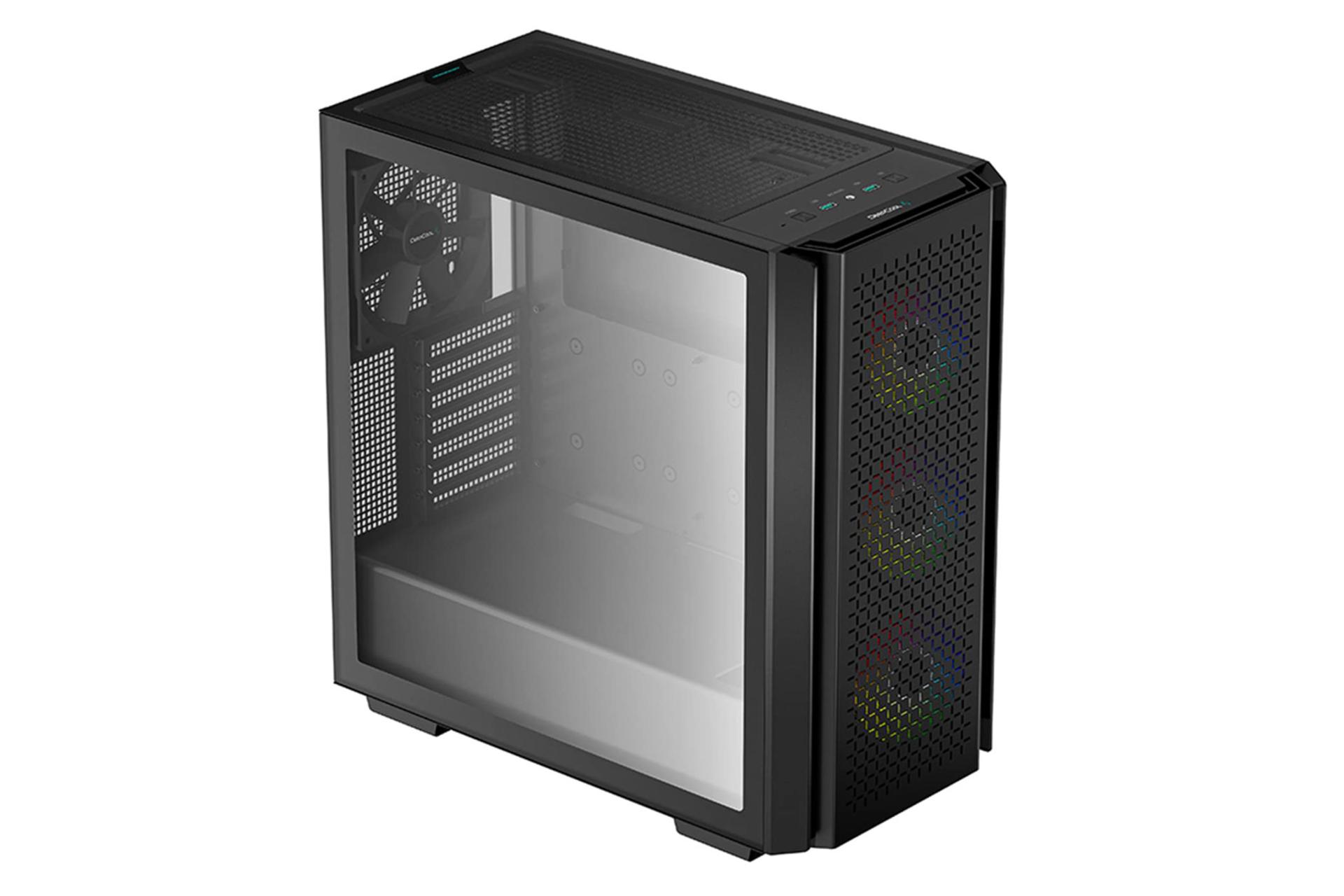 نیمرخ بالا و جلو و چپ کیس کامپیوتر دیپ کول CG560