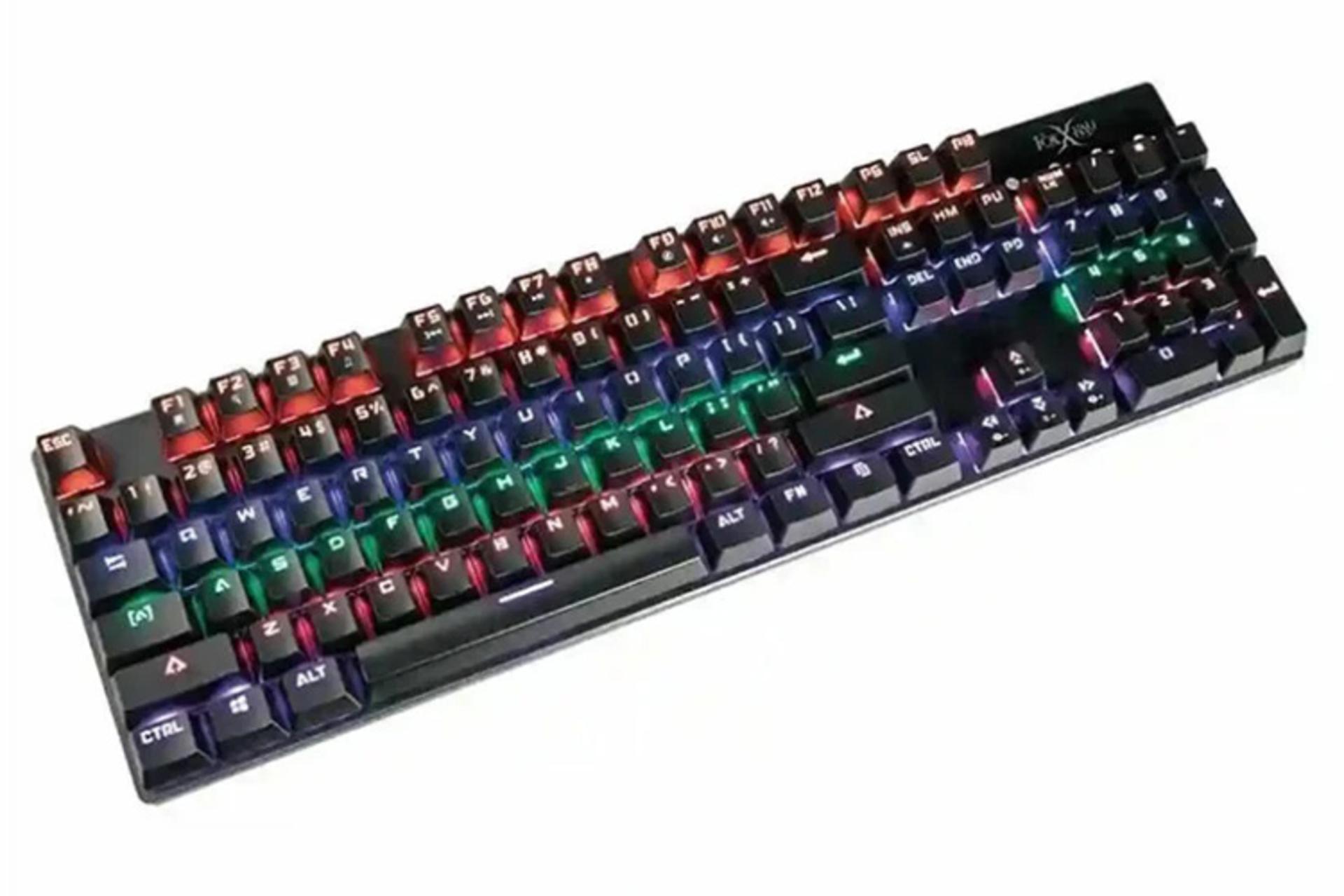 نمای بالای کیبورد فاکس ایکس ری FXR-HKM-37 Secret