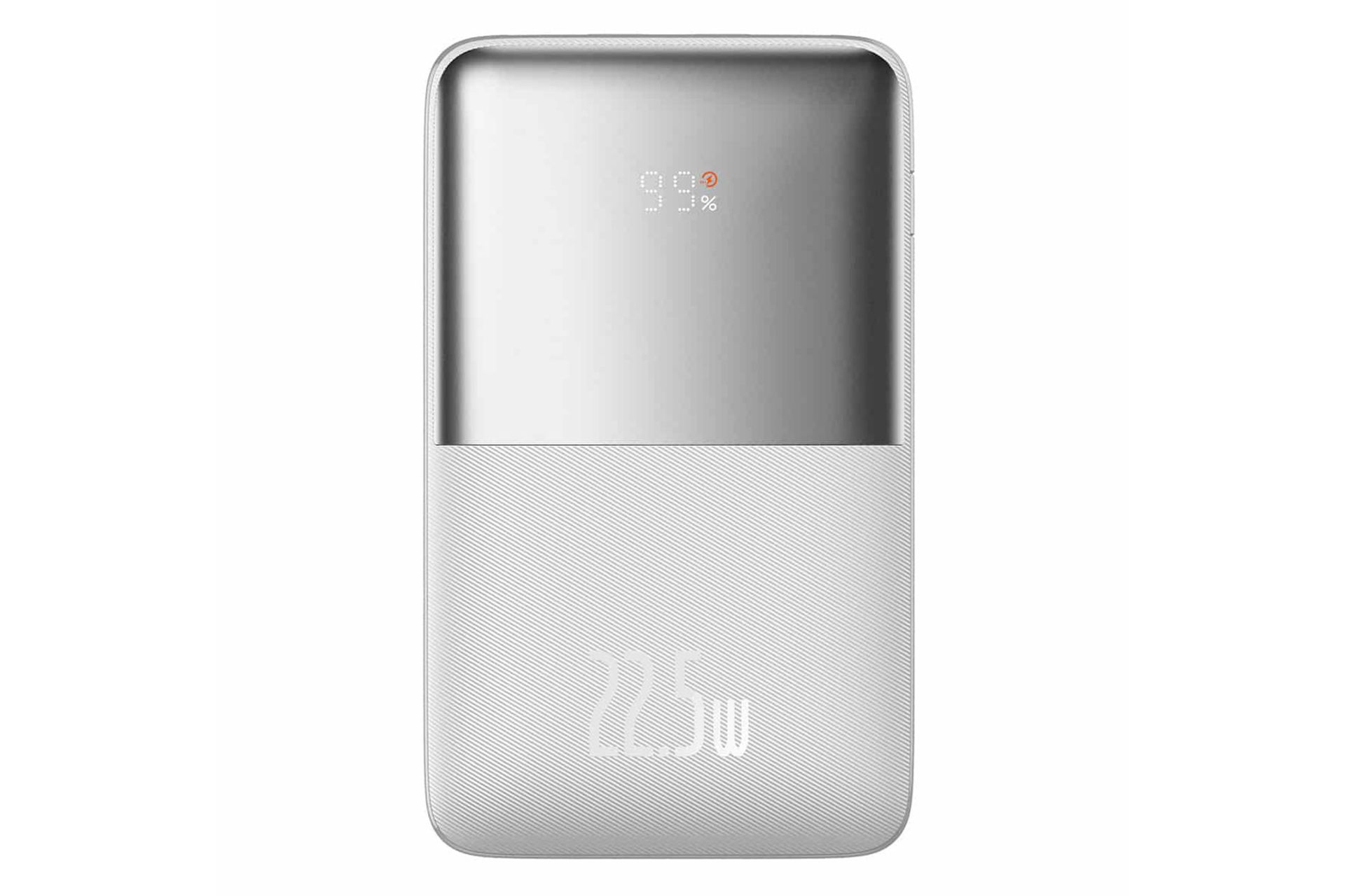 پاور بانک باسئوس Bipow Pro Digital Display با ظرفیت 20000 میلی‌آمپر ساعت سفید