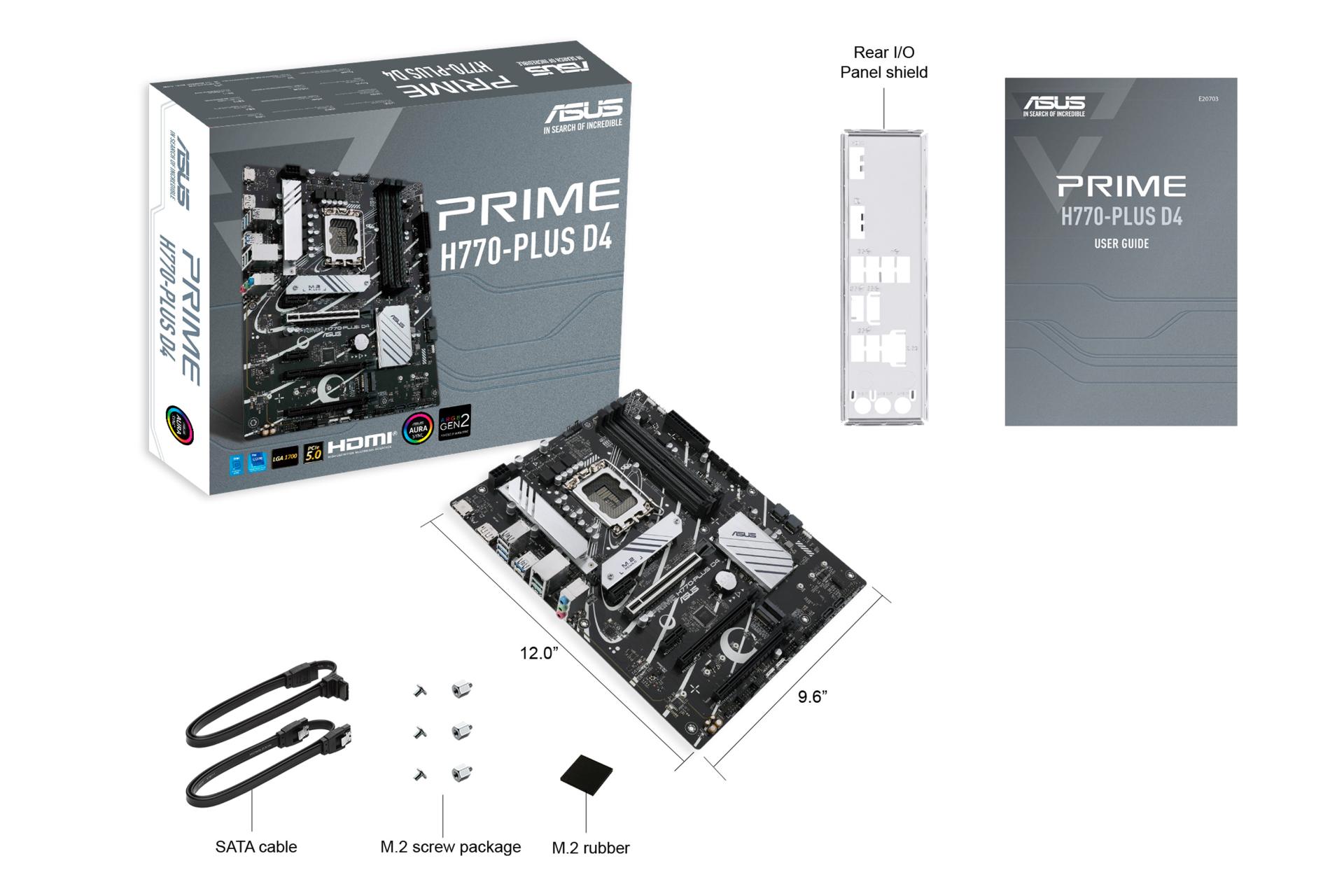 اقلام همراه مادربرد ایسوس ASUS PRIME H770-PLUS D4