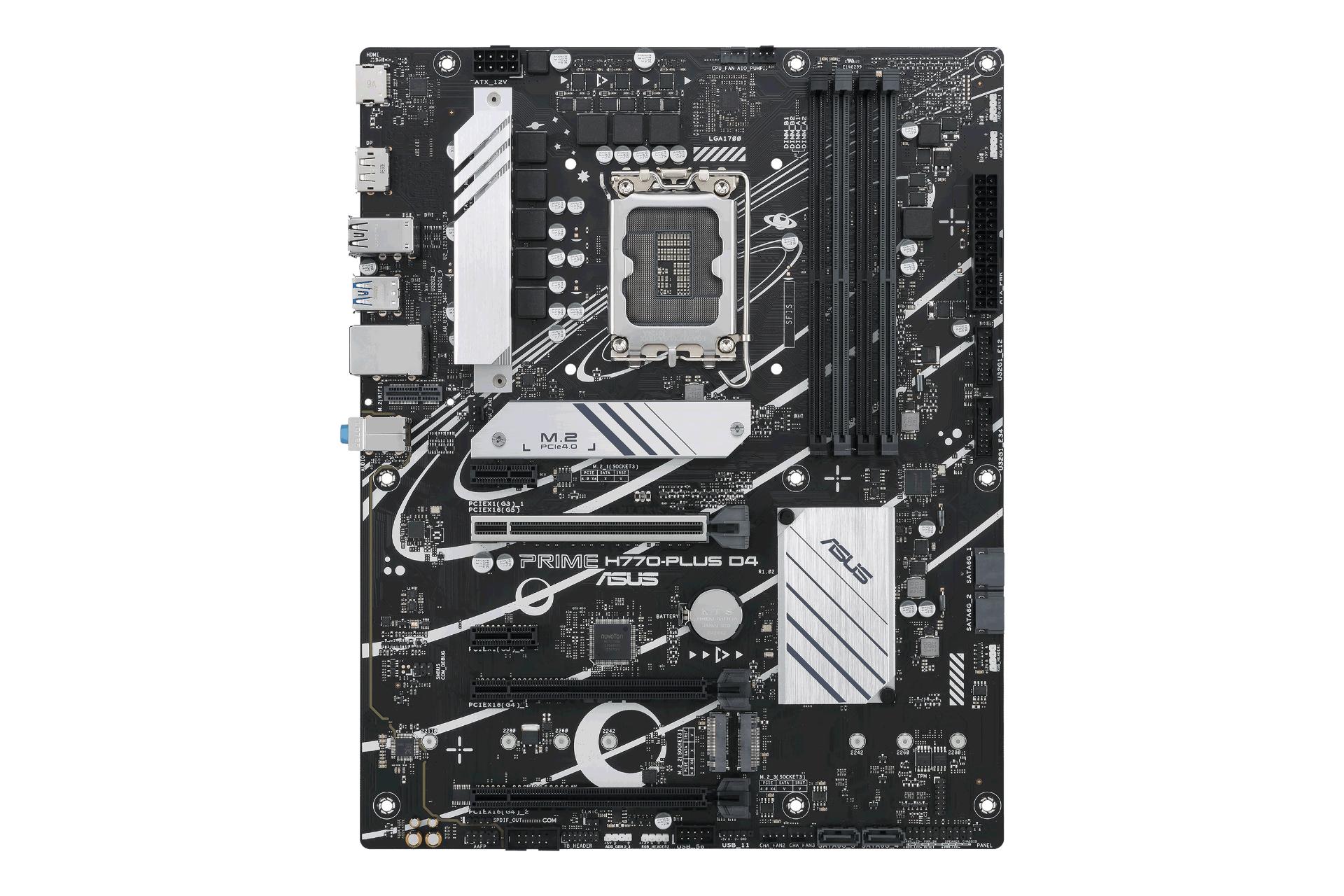 قیمت مادربرد ایسوس ASUS PRIME H770-PLUS D4 + مشخصات قیمت مادربرد ایسوس ASUS PRIME H770-PLUS D4 + مشخصات