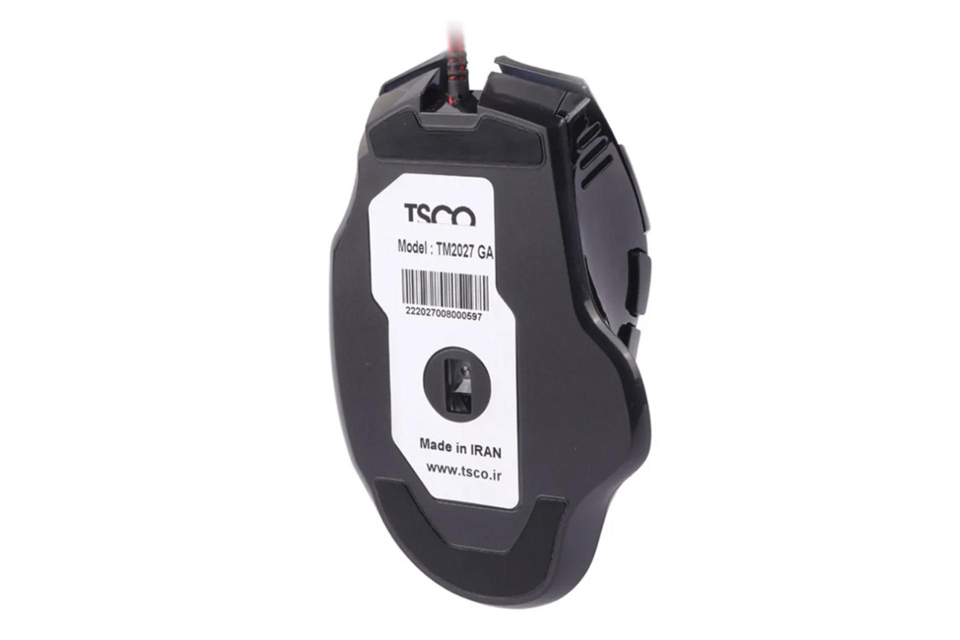 نمای پایین ماوس تسکو TSCO TM 2027 GA