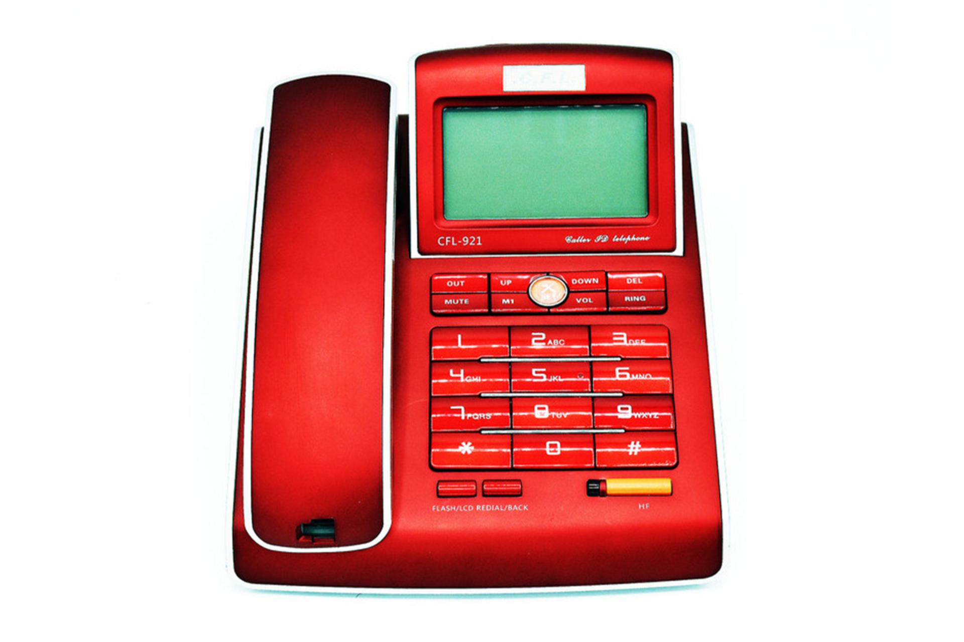 تلفن سی اف ال CFL-921 قرمز