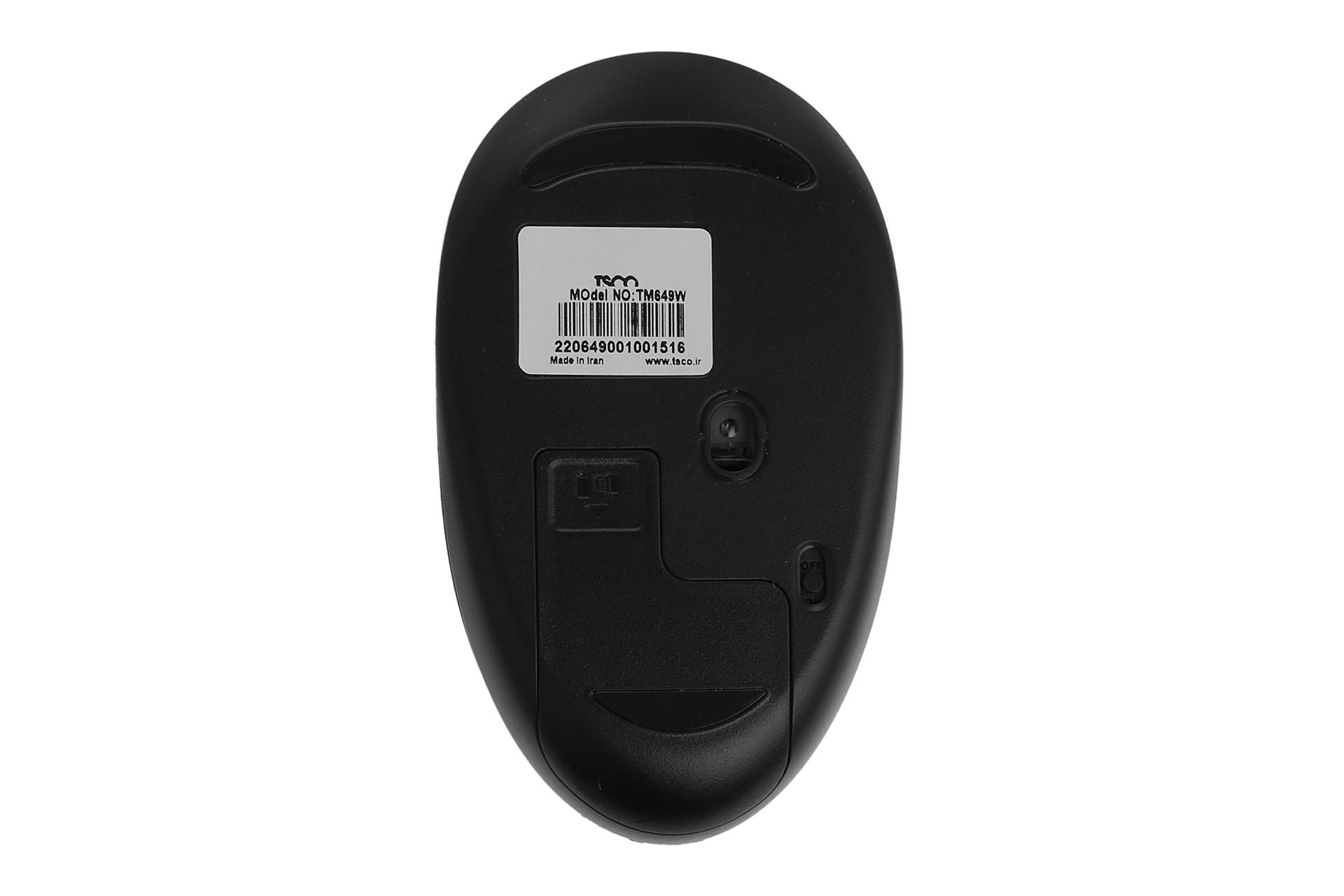 نمای پایین ماوس تسکو TSCO TM 649W