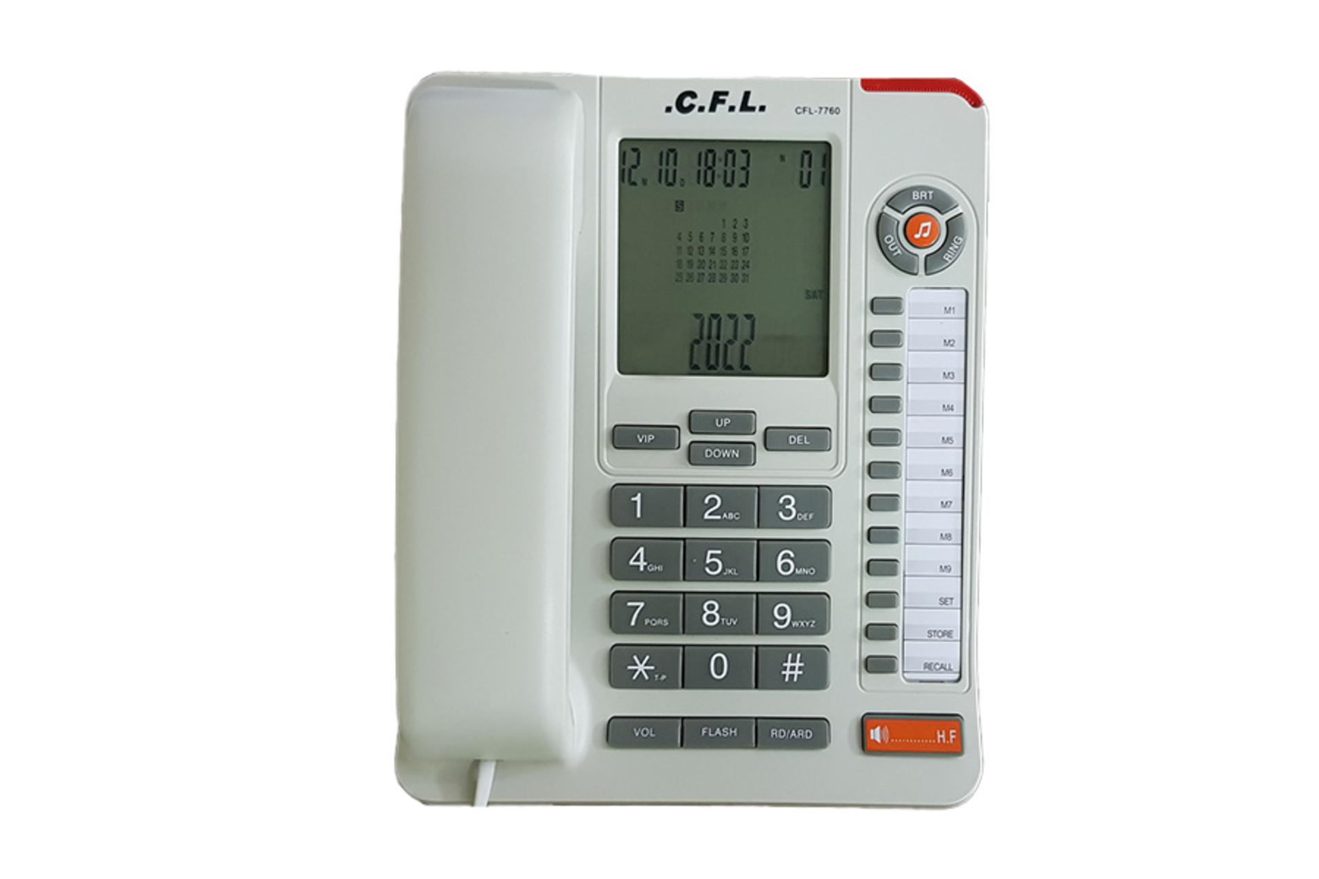 تلفن سی اف ال CFL-7760 سفید