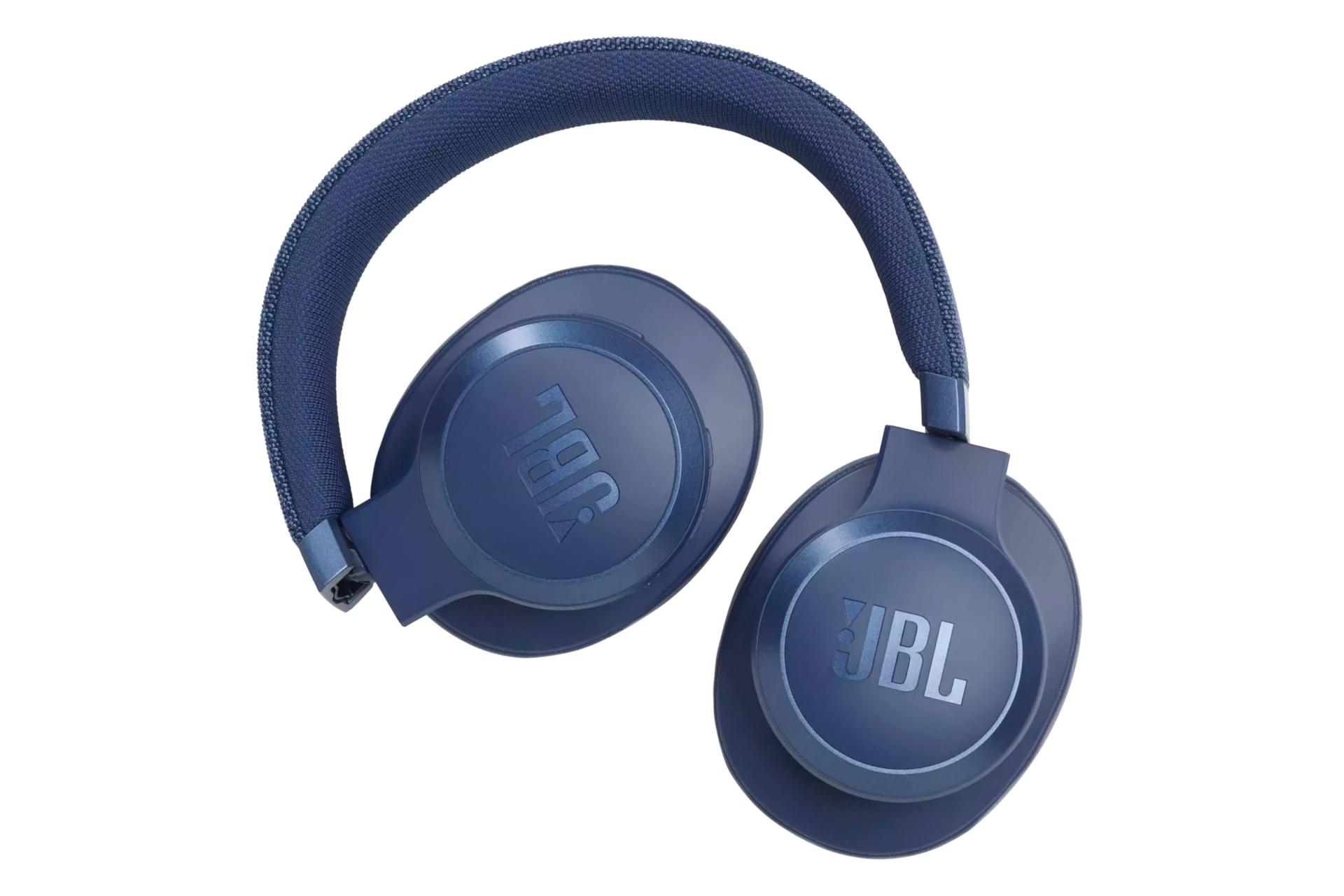 طراحی کامپکت هدفون بی سیم جی بی ال JBL Live 660NC آبی