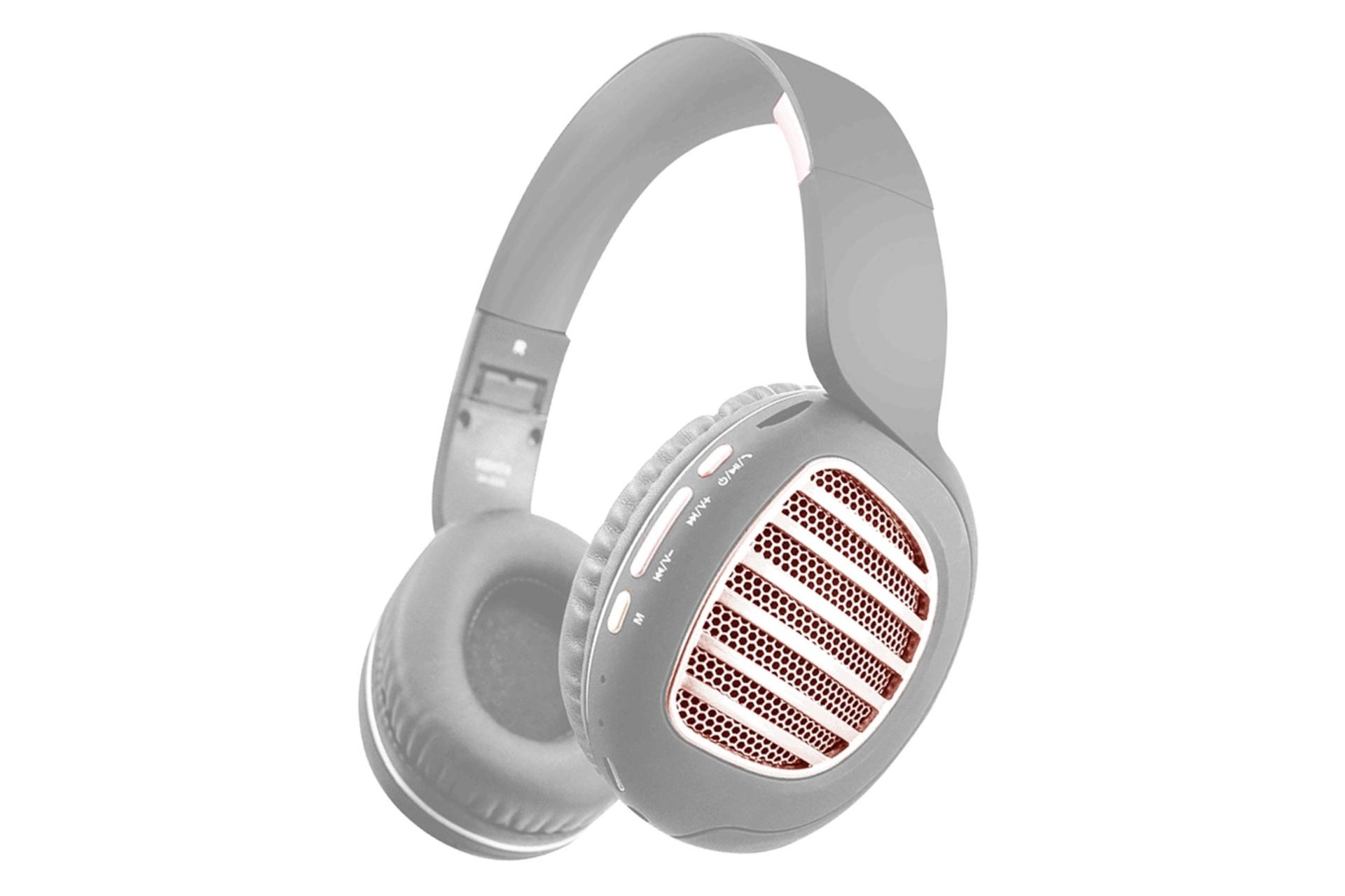 هدفون بی سیم کینگ استار Kingstar KBH74 خاکستری