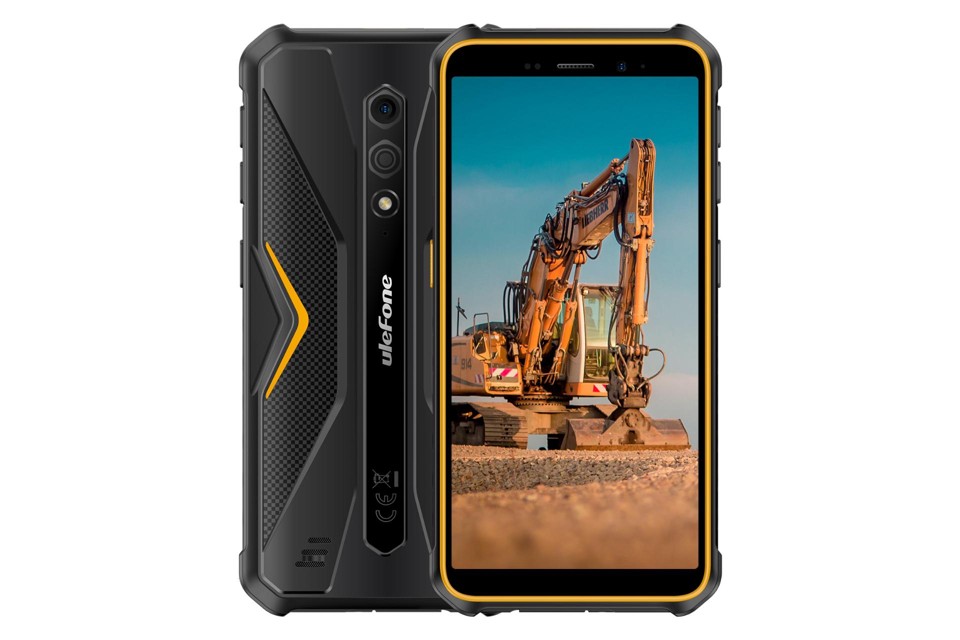 گوشی موبایل آرمور X12 یولفون / Ulefone Armor X12 مشکی و نارنجی