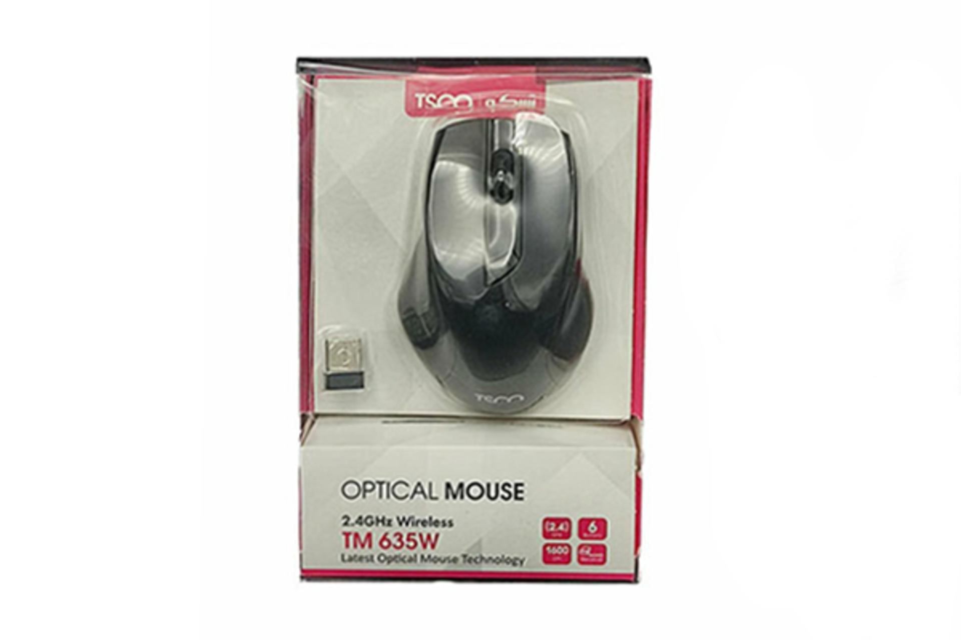 نمای جعبه ماوس تسکو Tsco Mouse TM 635W 