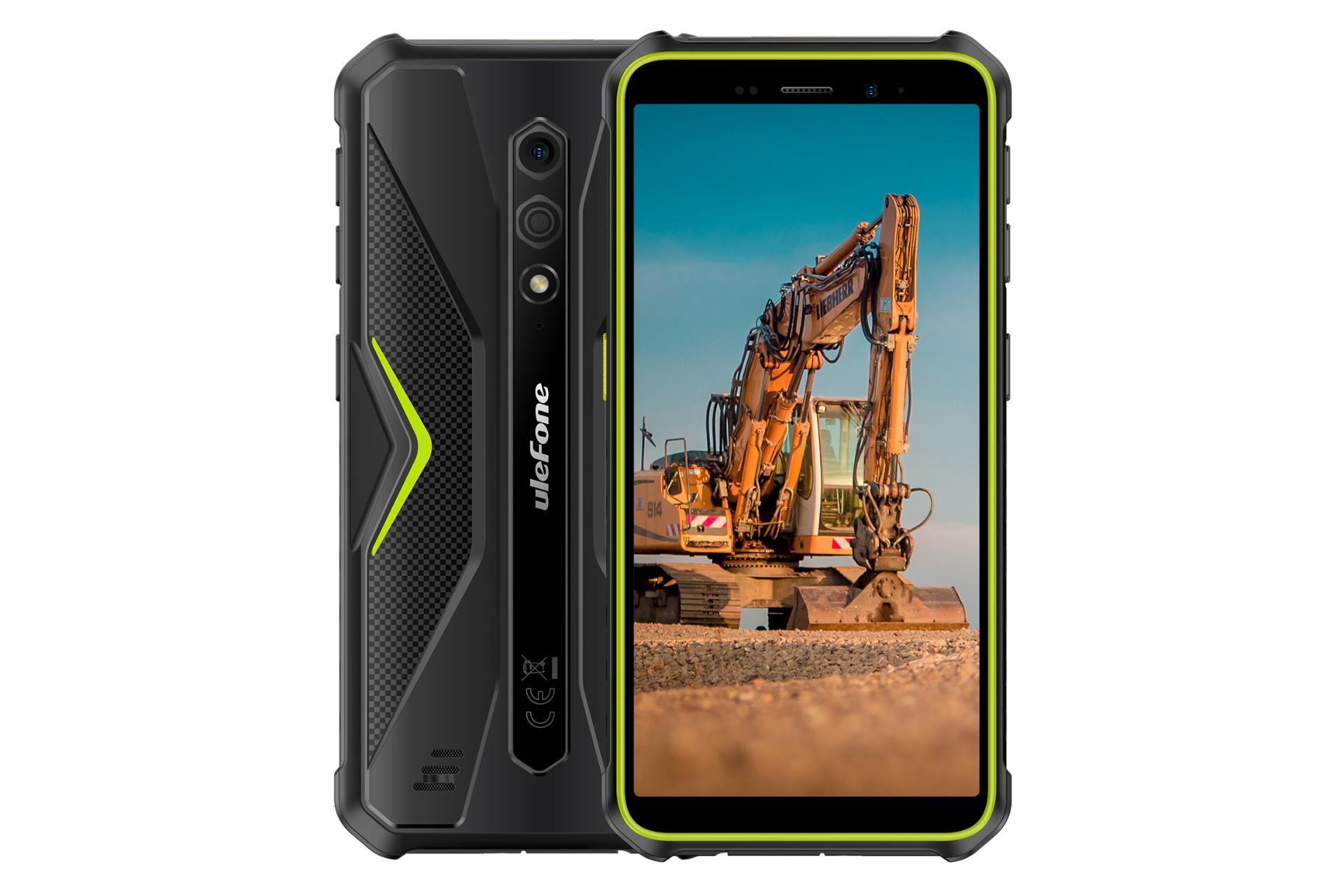 گوشی موبایل آرمور X12 یولفون / Ulefone Armor X12 مشکی و سبز