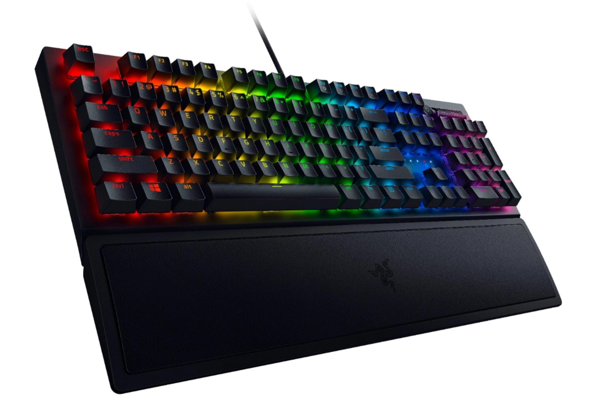 نمای سمت چپ کیبورد گیمینگ ریزر BLACKWIDOW V3