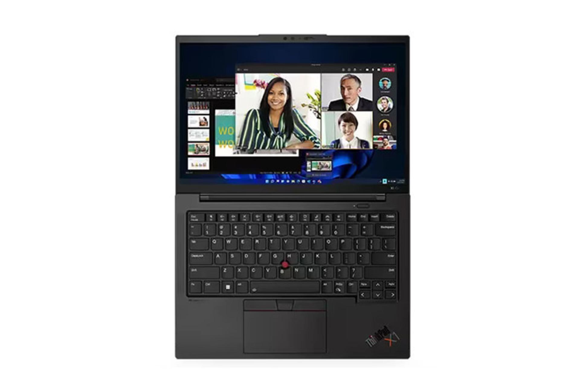 لپ تاپ لنوو Lenovo ThinkPad X1 Carbon نمای روبرو صاف