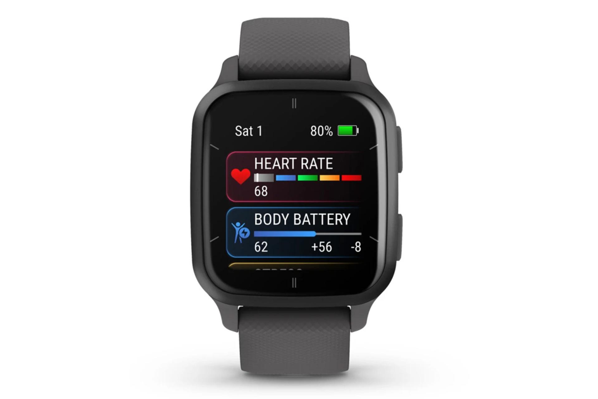 نمای جلوی ساعت هوشمند گارمین Garmin Venu Sq 2