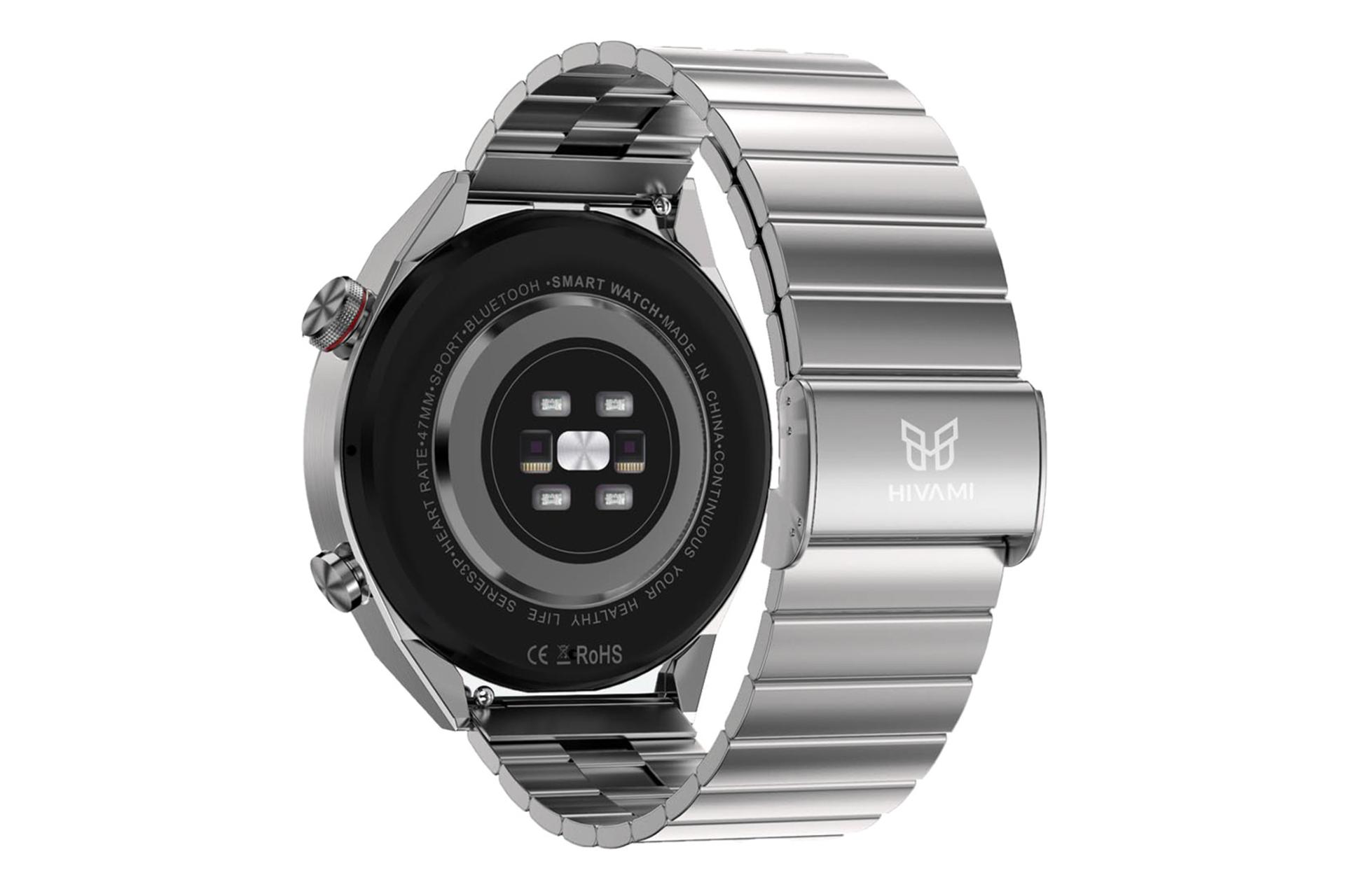 نمای پشتی ساعت هوشمند هیوامی Hivami Mars Sport