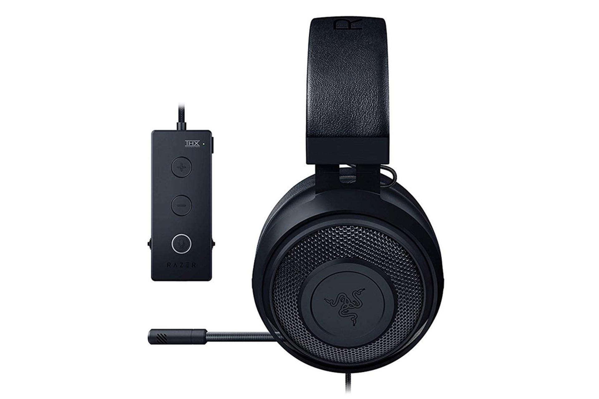 هدست گیمینگ ریزر Razer Kraken Tournament Edition مشکی رنگ با کنترلر