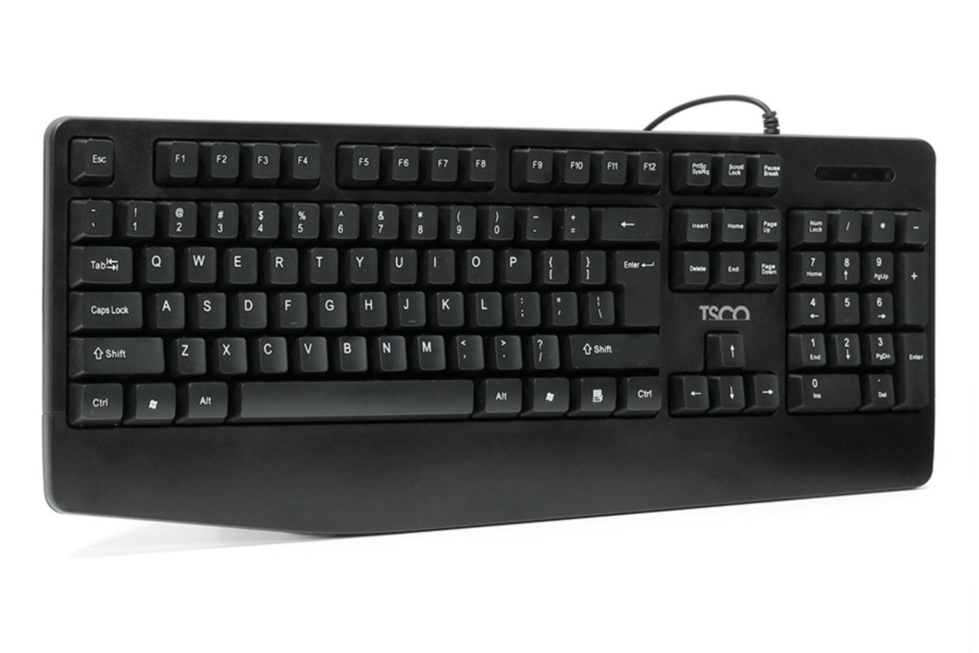 نمای نیمرخ کیبورد تسکو TK-8023