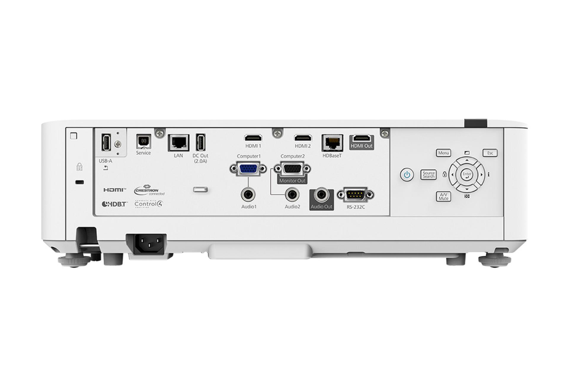 ویدیو پروژکتور اپسون Epson EB-L530U نمای پشت