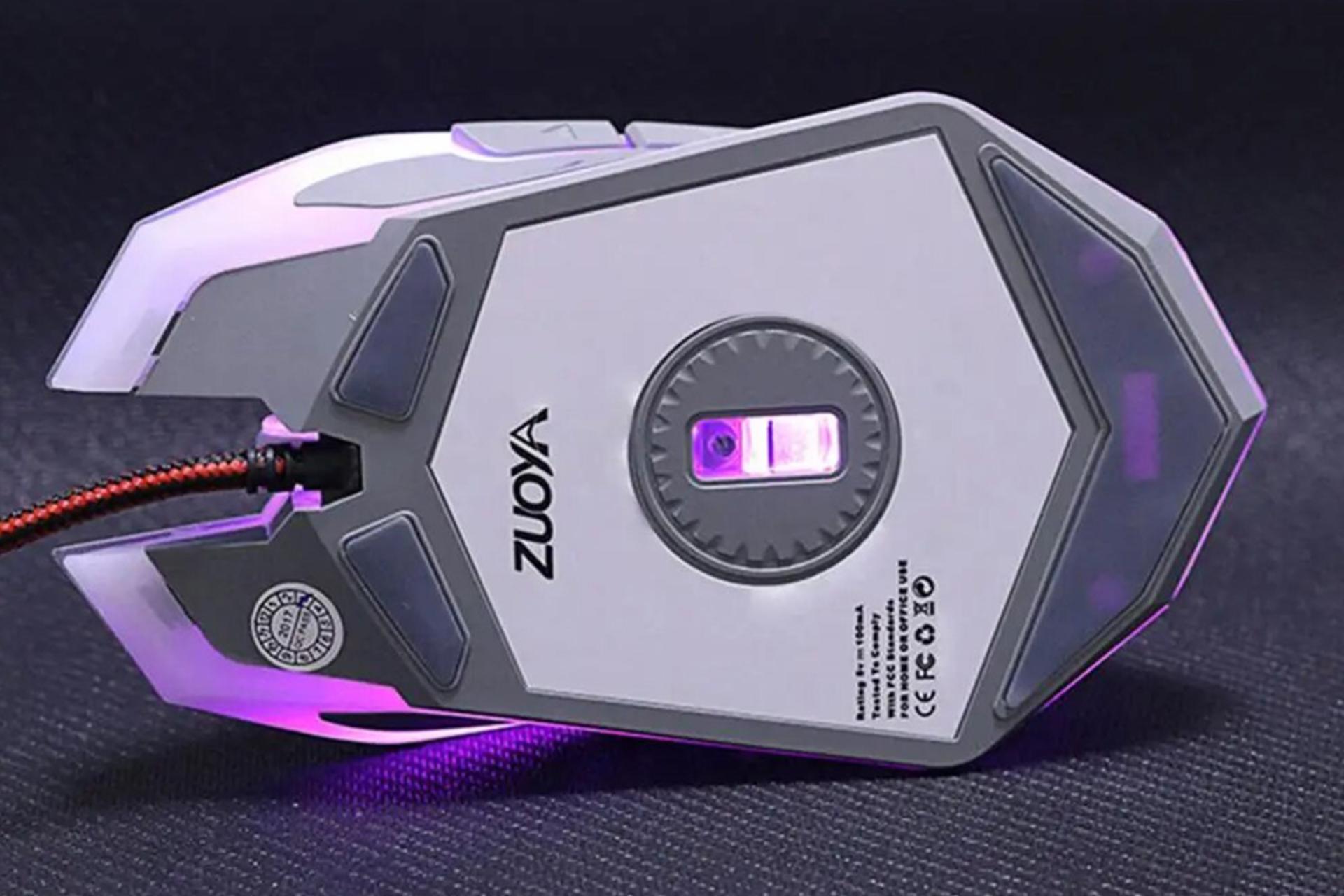 نمای پایین ماوس زویا Zuoya MMR1