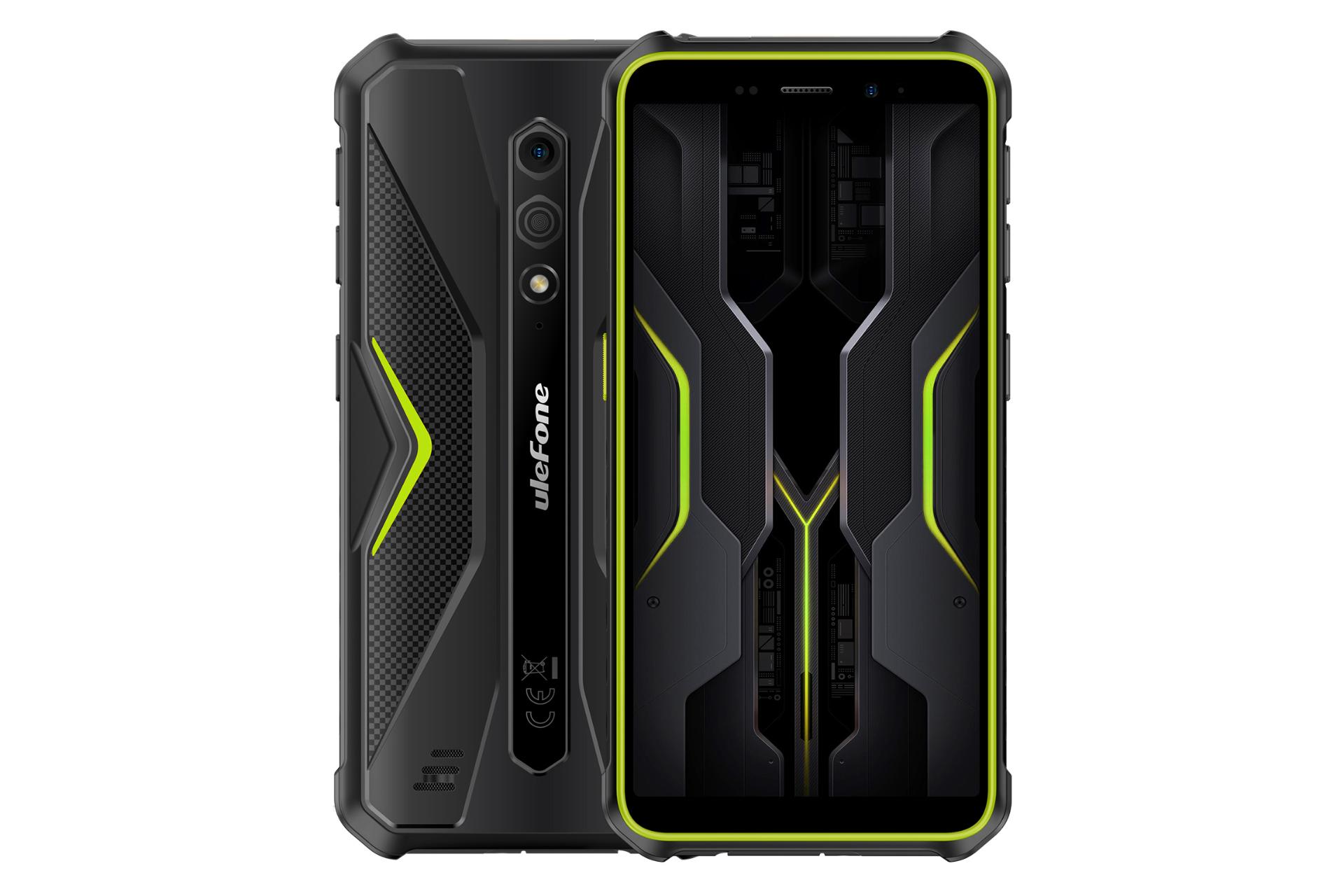 گوشی موبایل آرمور X12 پرو یولفون / Ulefone Armor X12 Pro مشکی و سبز