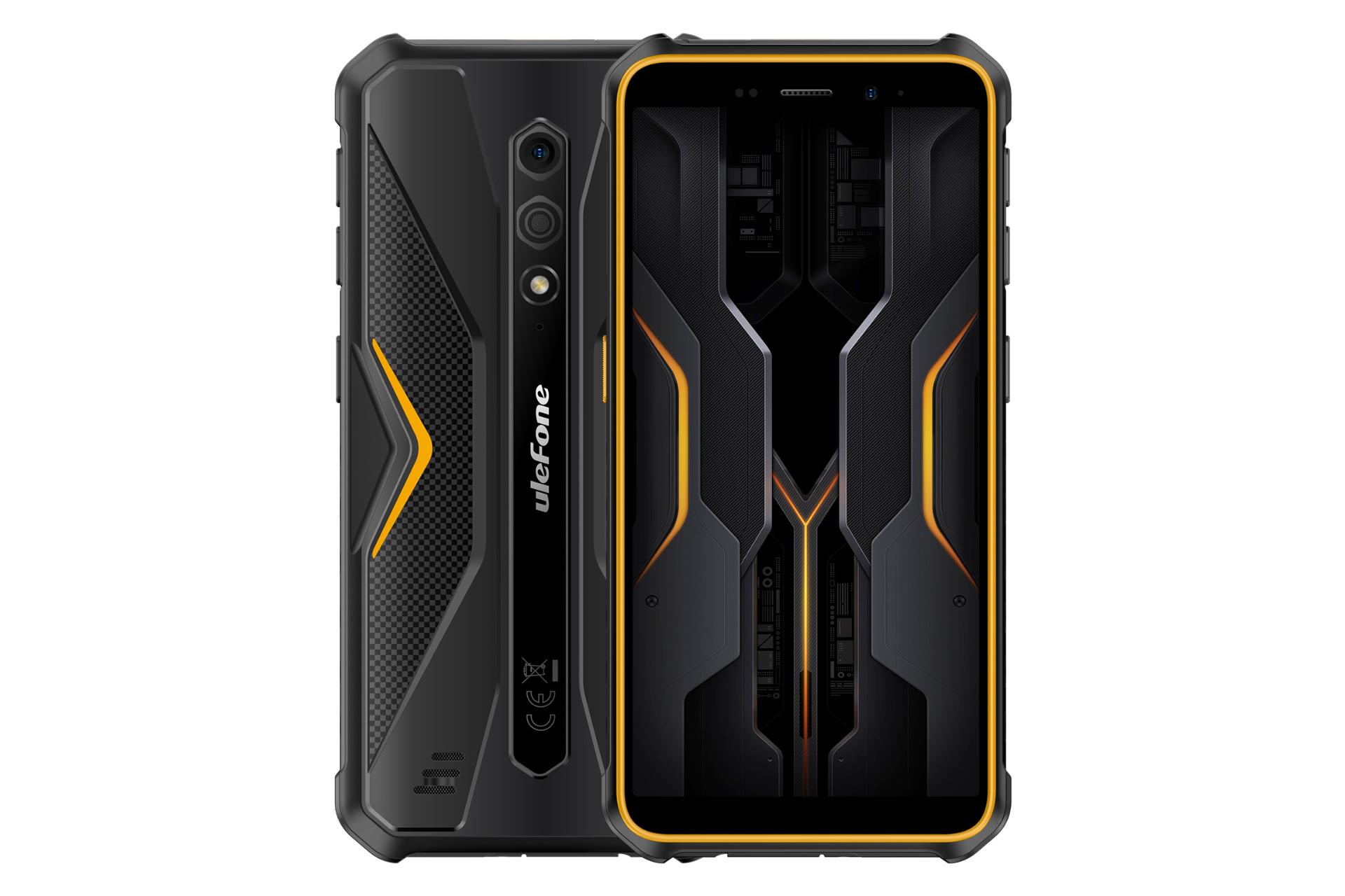 گوشی موبایل آرمور X12 پرو یولفون / Ulefone Armor X12 Pro مشکی و نارنجی