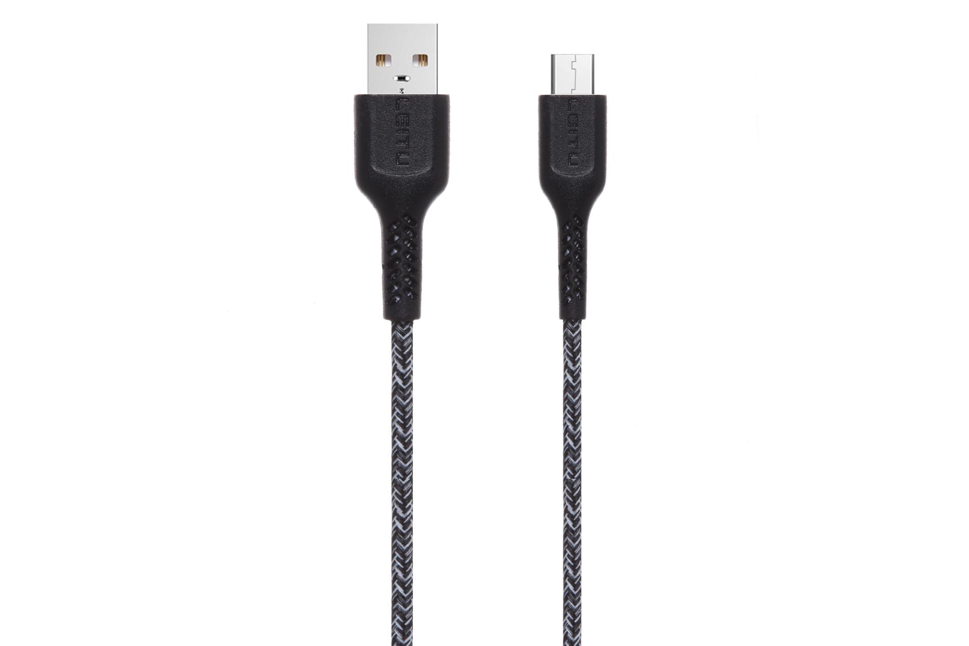 کابل شارژ USB لیتو Type-A به Micro-USB مدل LD-26 با طول 1 متر