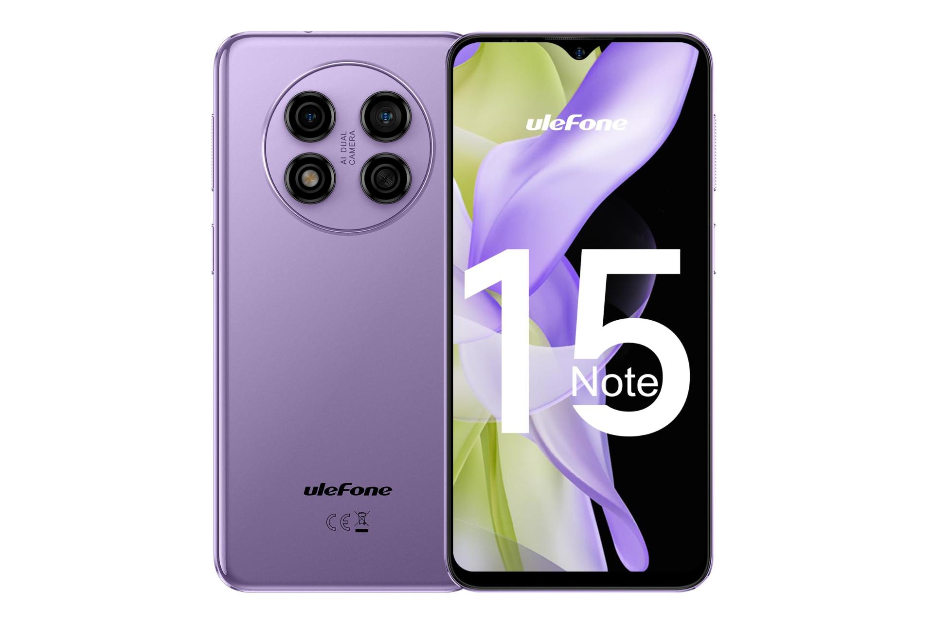 گوشی موبایل یولفون Ulefone Note 15 بنفش