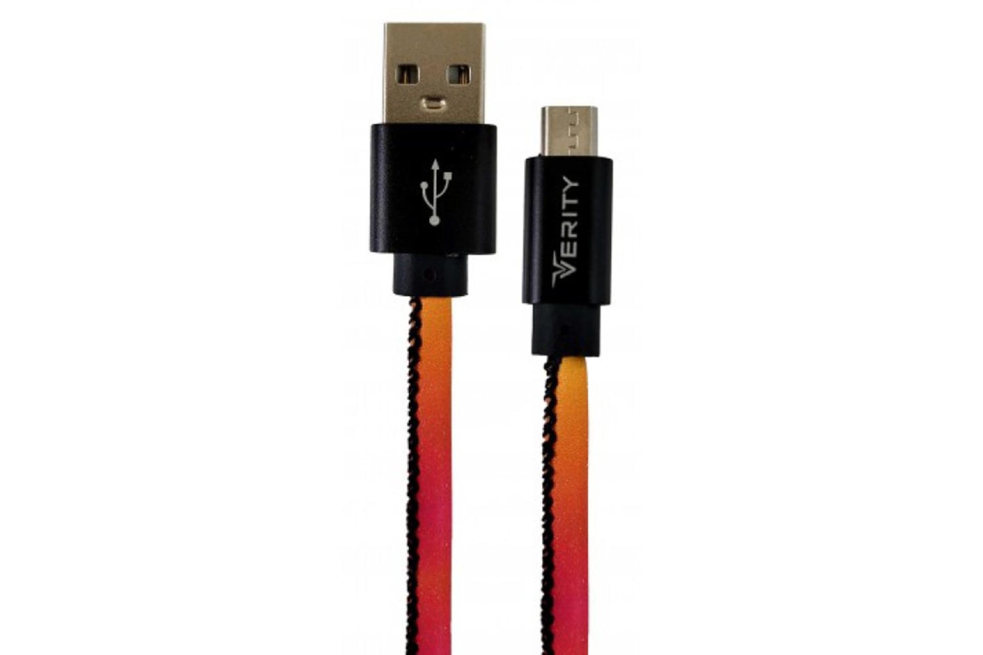 کابل شارژ USB وریتی Type-A به Micro-USB مدل CB3112 با طول 1 متر