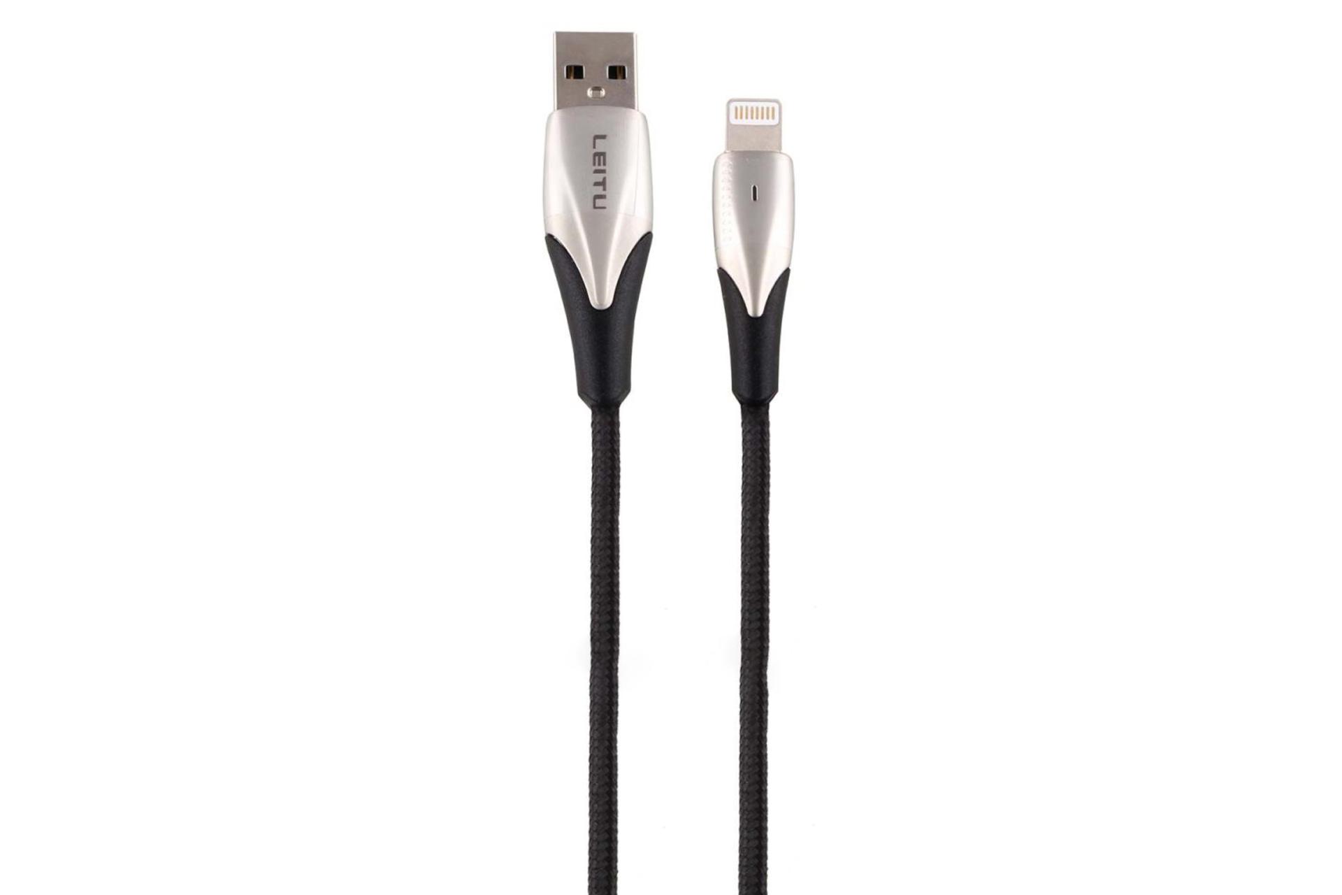 کابل شارژ USB لیتو Type-A به Lightning مدل LD-13 با طول 1 متر