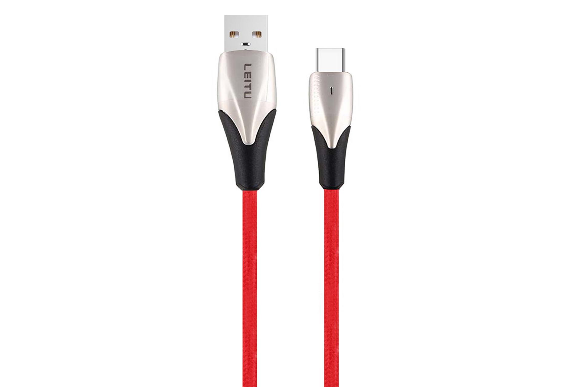 کابل شارژ USB لیتو Type-A به Type-C مدل LD-13 با طول 1 متر