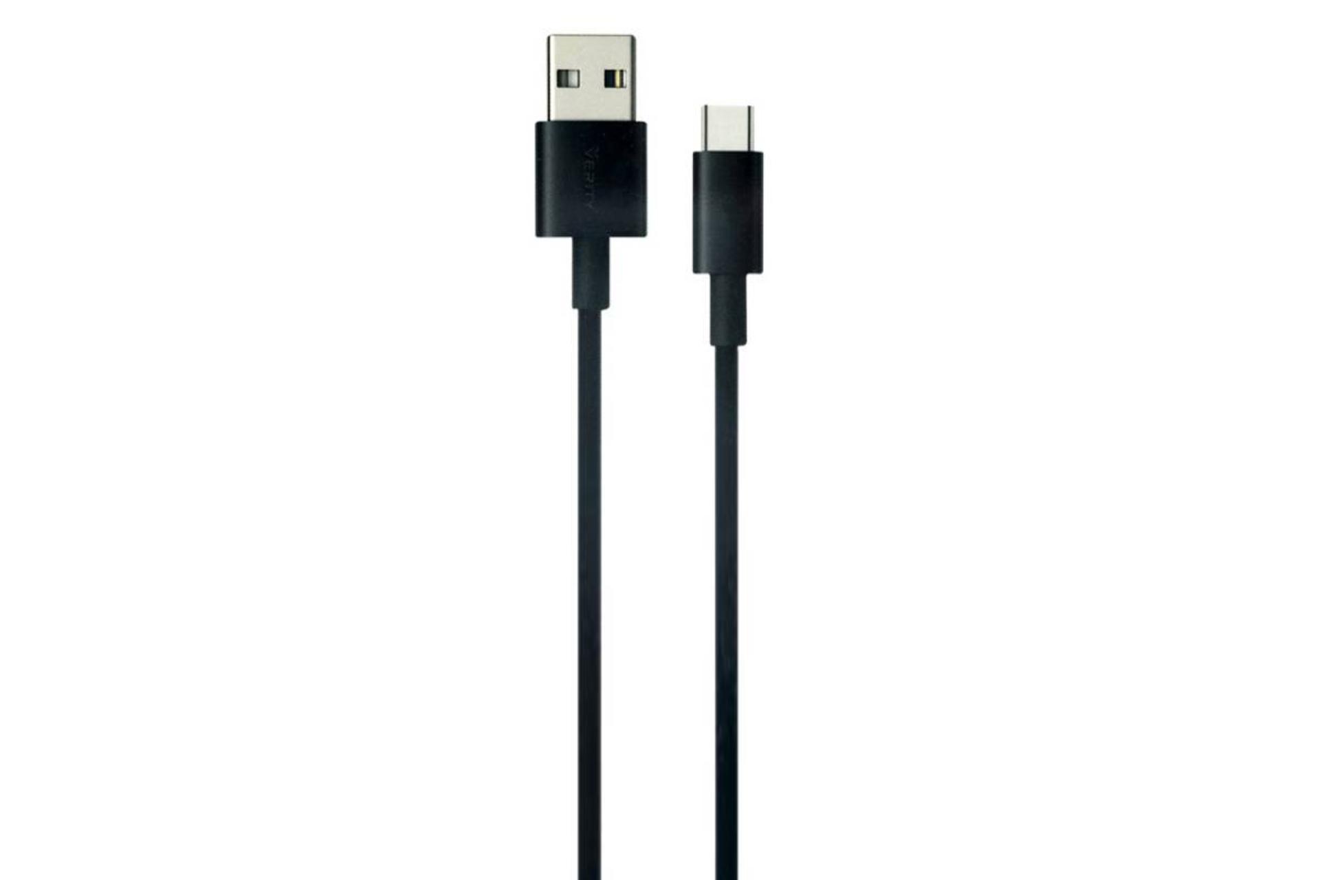 کابل شارژ USB وریتی Type-A به Type-C مدل CB3150T با طول 1 متر